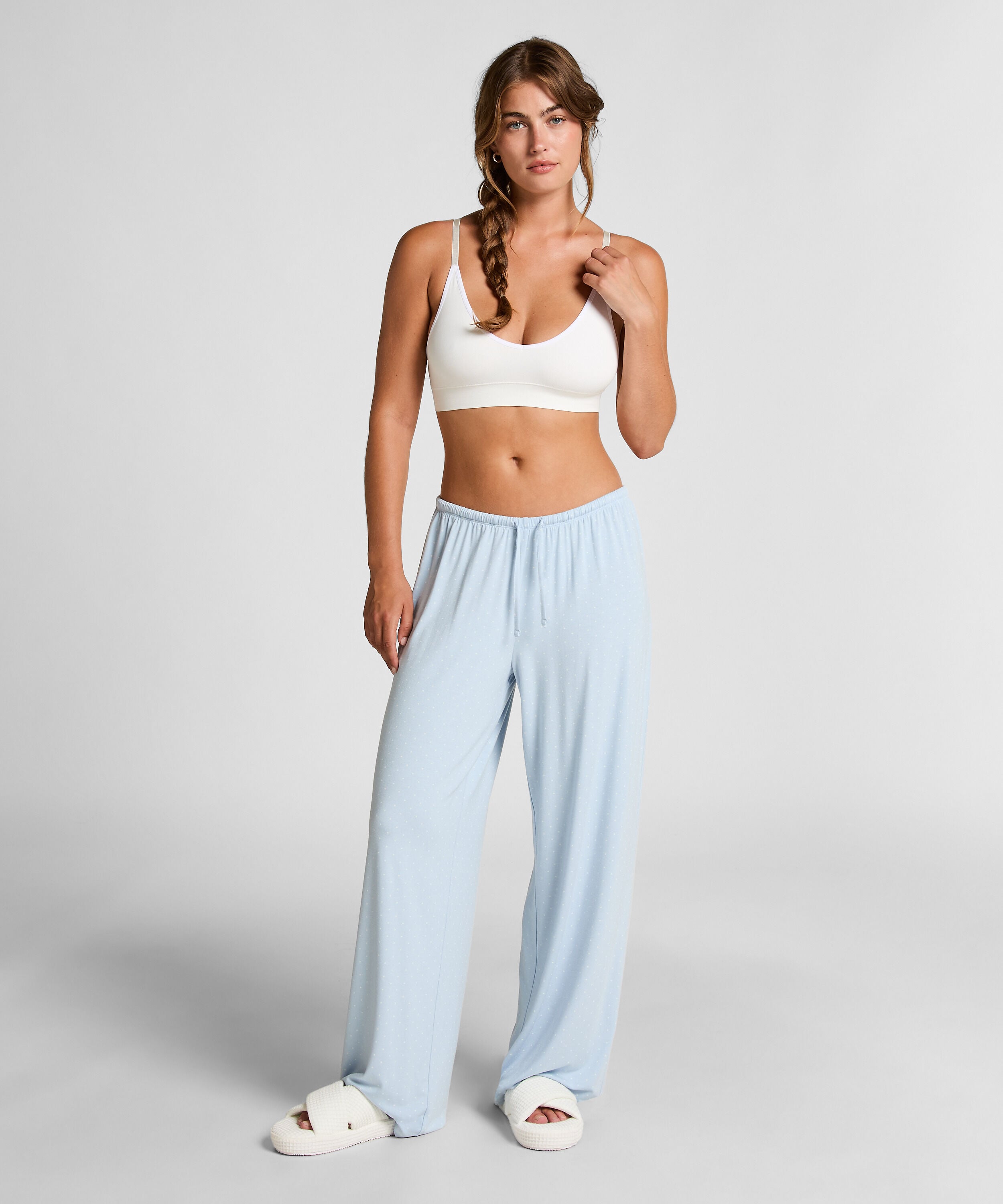 Gestreifte Pyjamahose