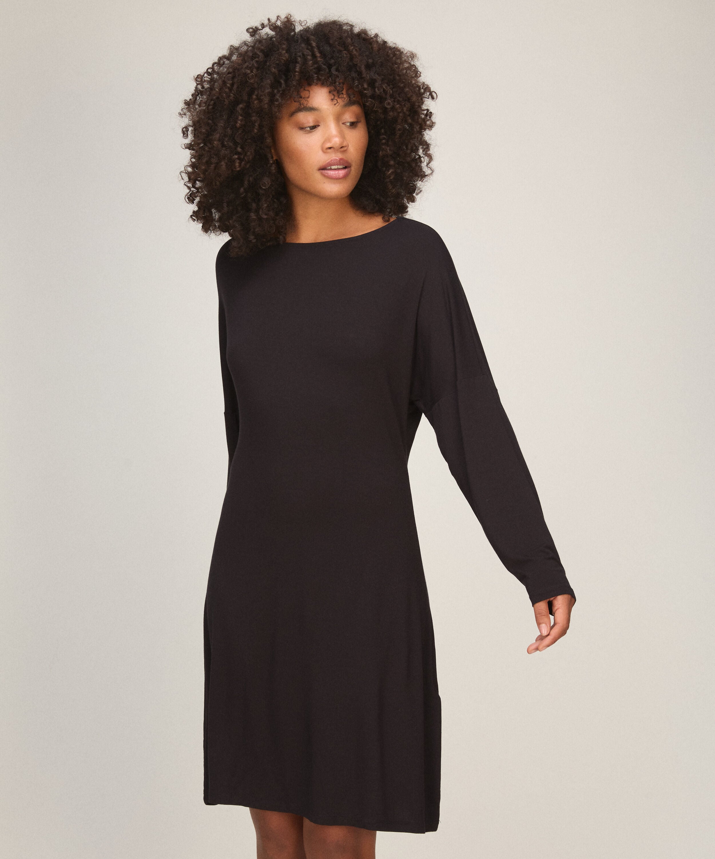 Nightshirt Jersey Essential, Schwarz Nightshirt Jersey Essential, Schwarz