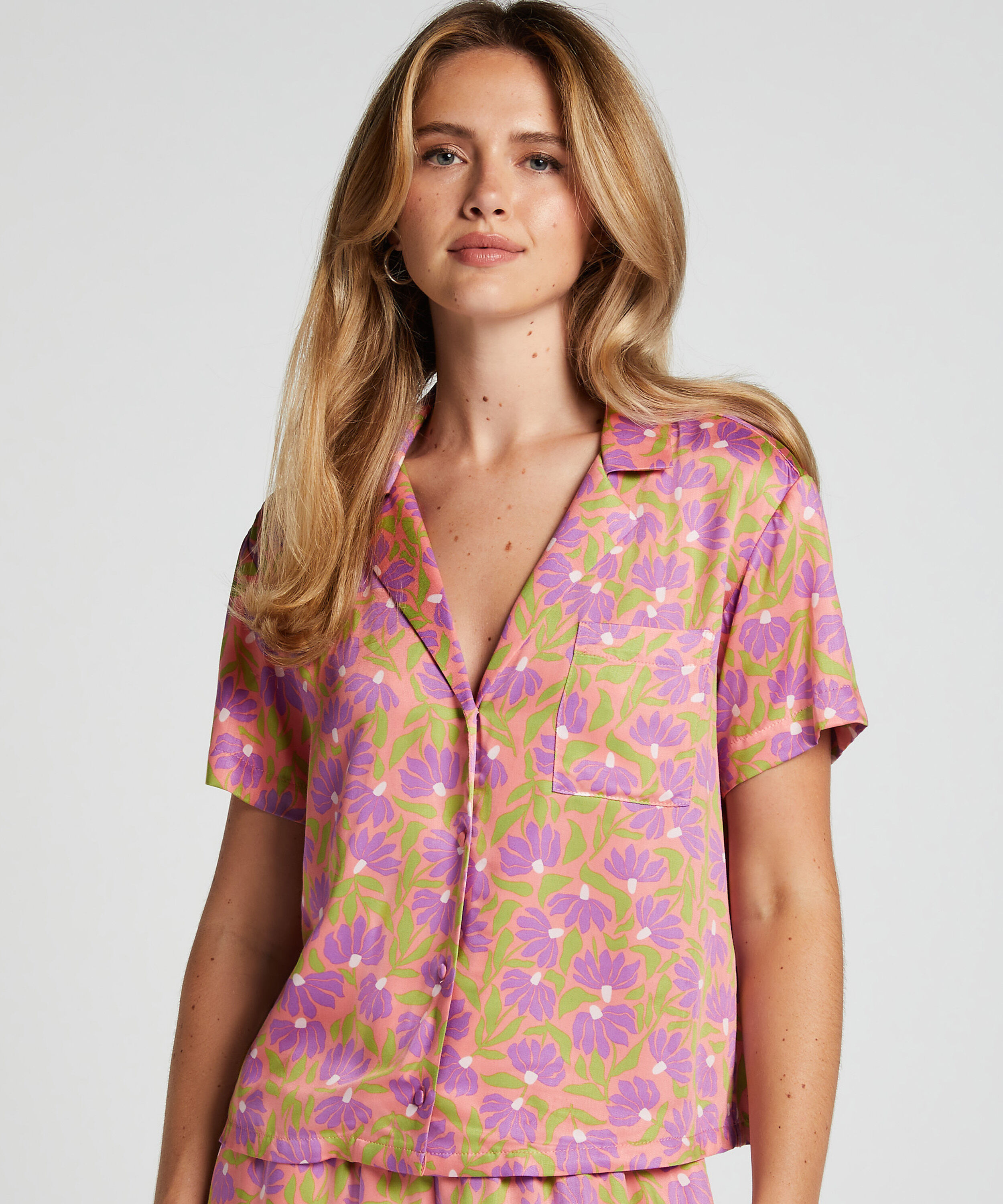 Pyjamatop, Rose Pyjamatop, Rose