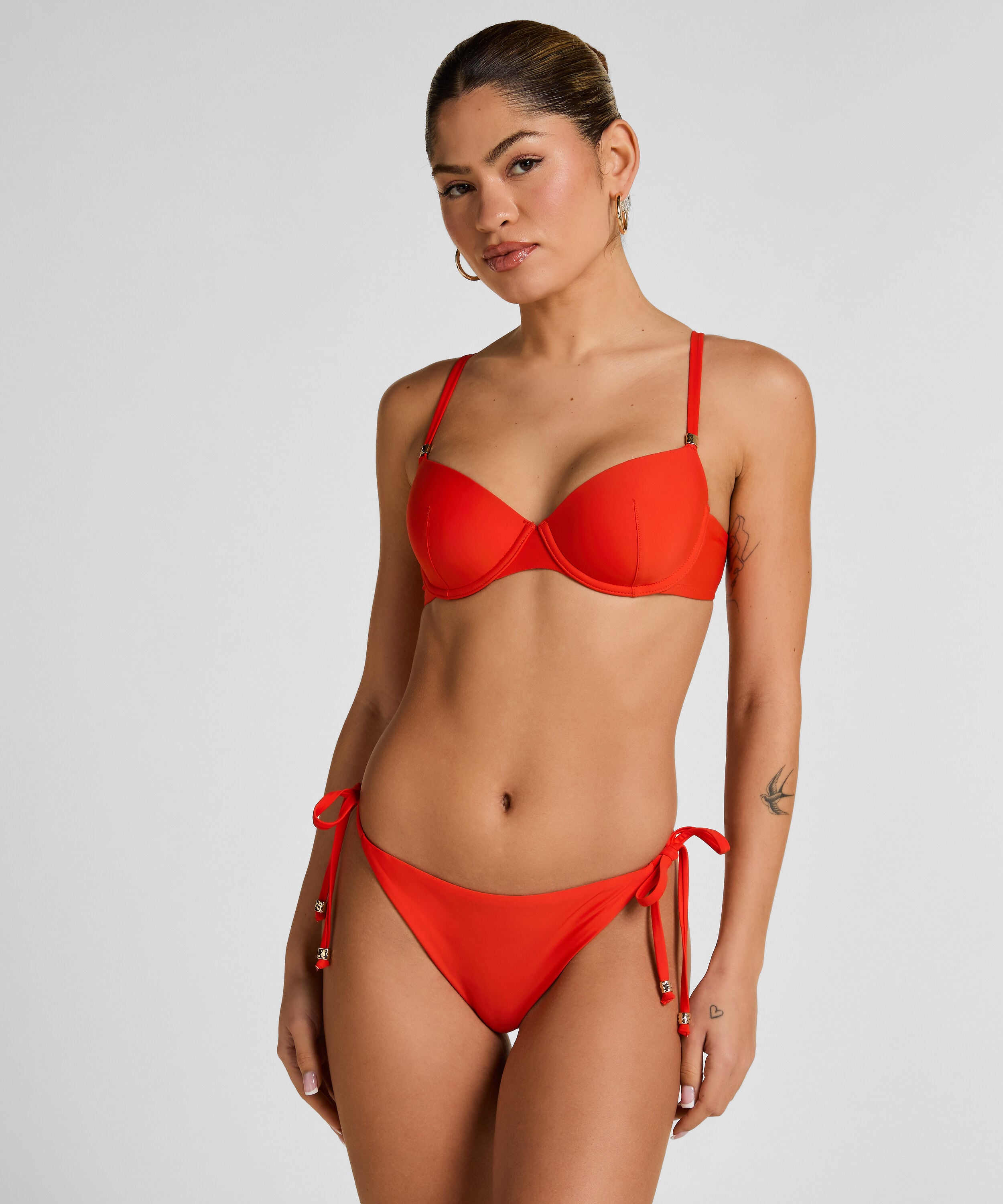 Luxe Bikini-Unterteil, Rot