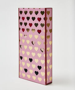 Geschenkbox mit Glitzersocken, Rose