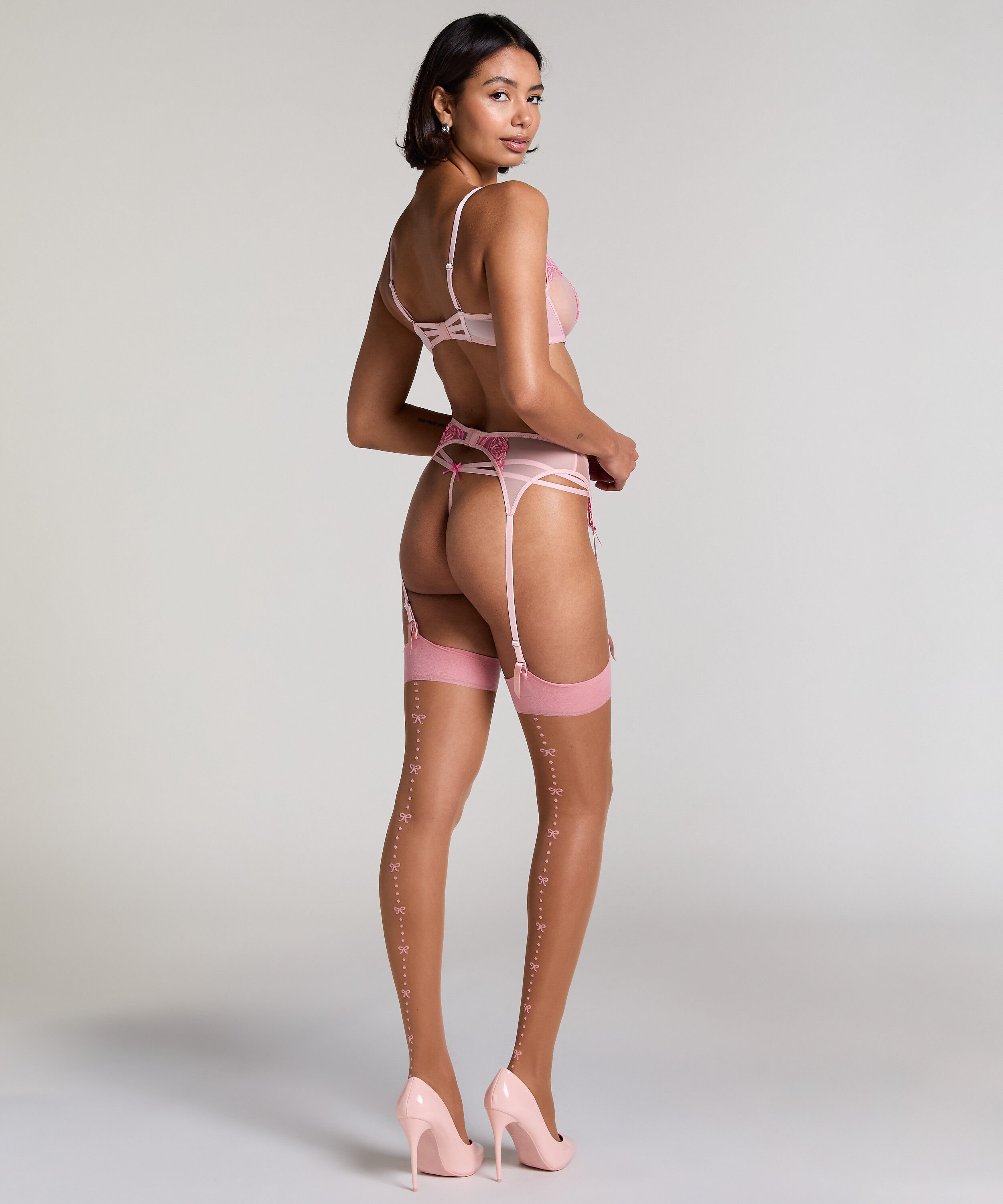 Beau Stockings, Rose Beau Stockings, Rose