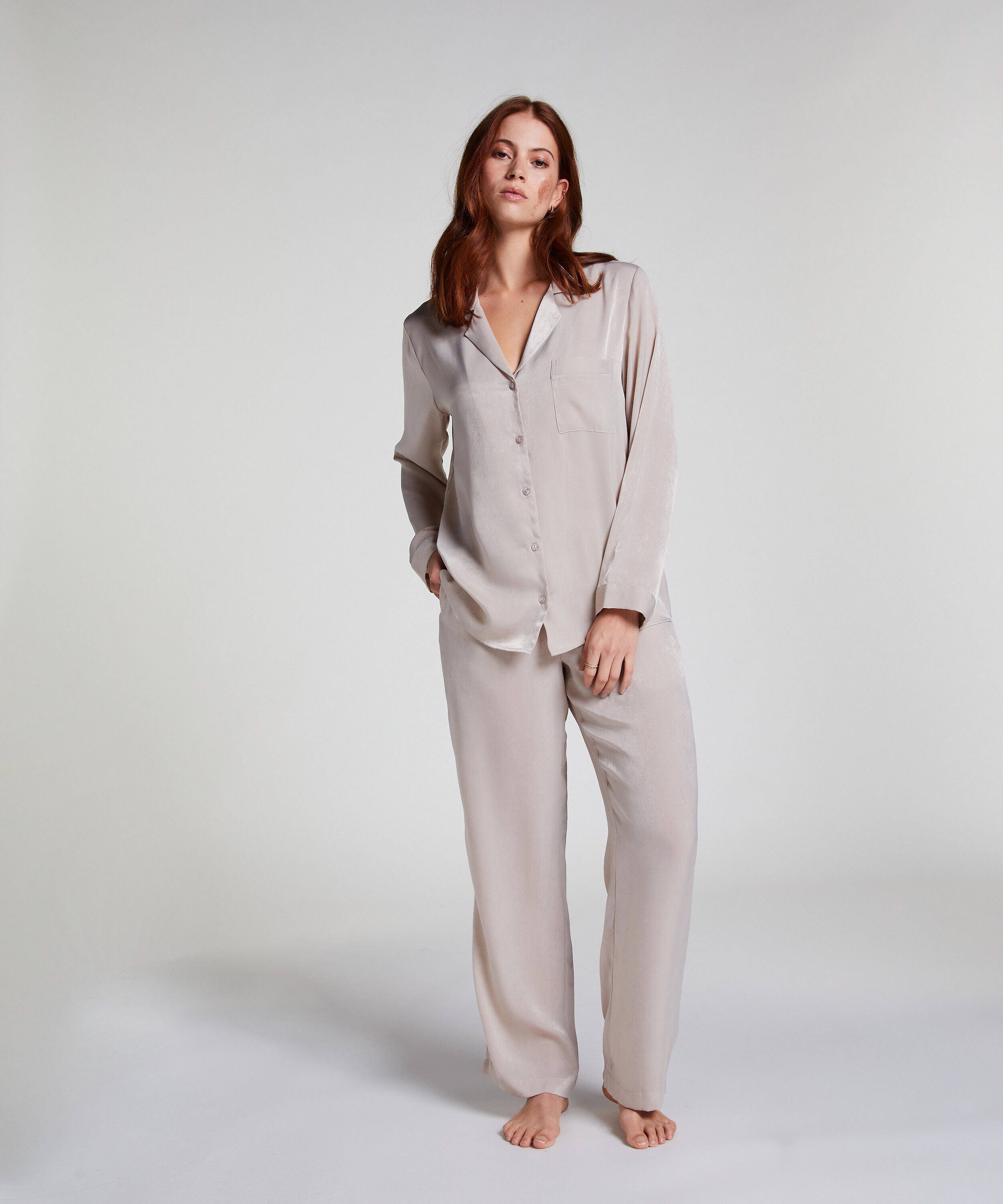Hose Satin, Beige