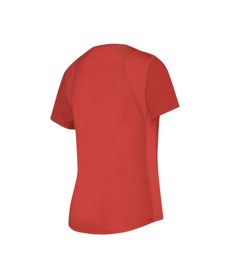HKMX Sport schmal geschnittenes T-Shirt, Rot