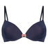 Vorgeformter B&uuml;gel-BH Plunge, Blau