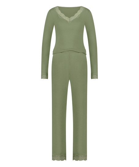 Pyjama-Set, grün