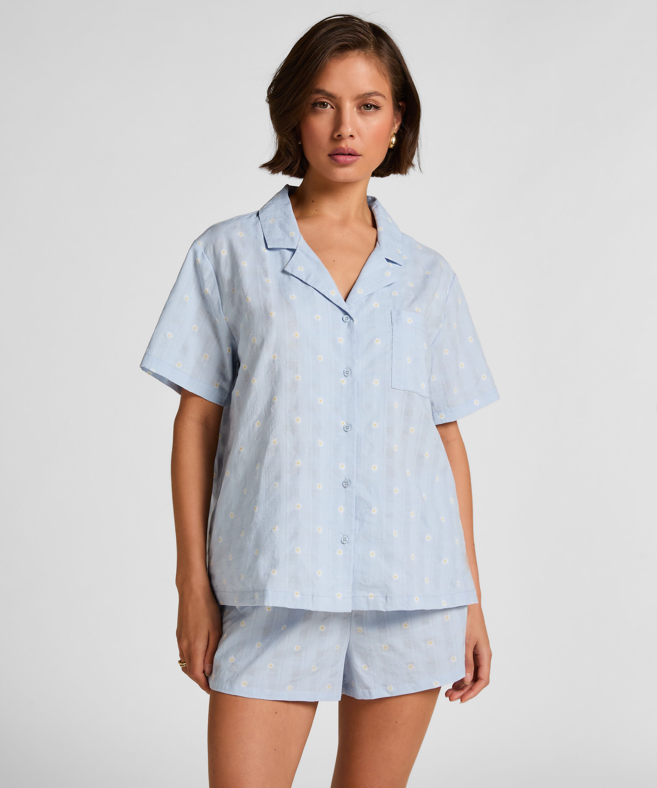 Short Woven, Blau