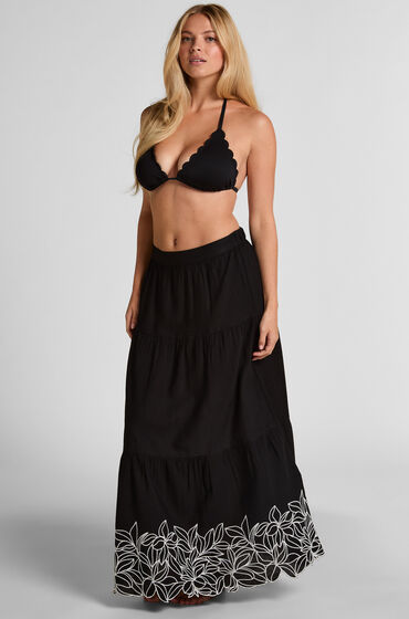 Hunkemöller Bestickter Rock Schwarz