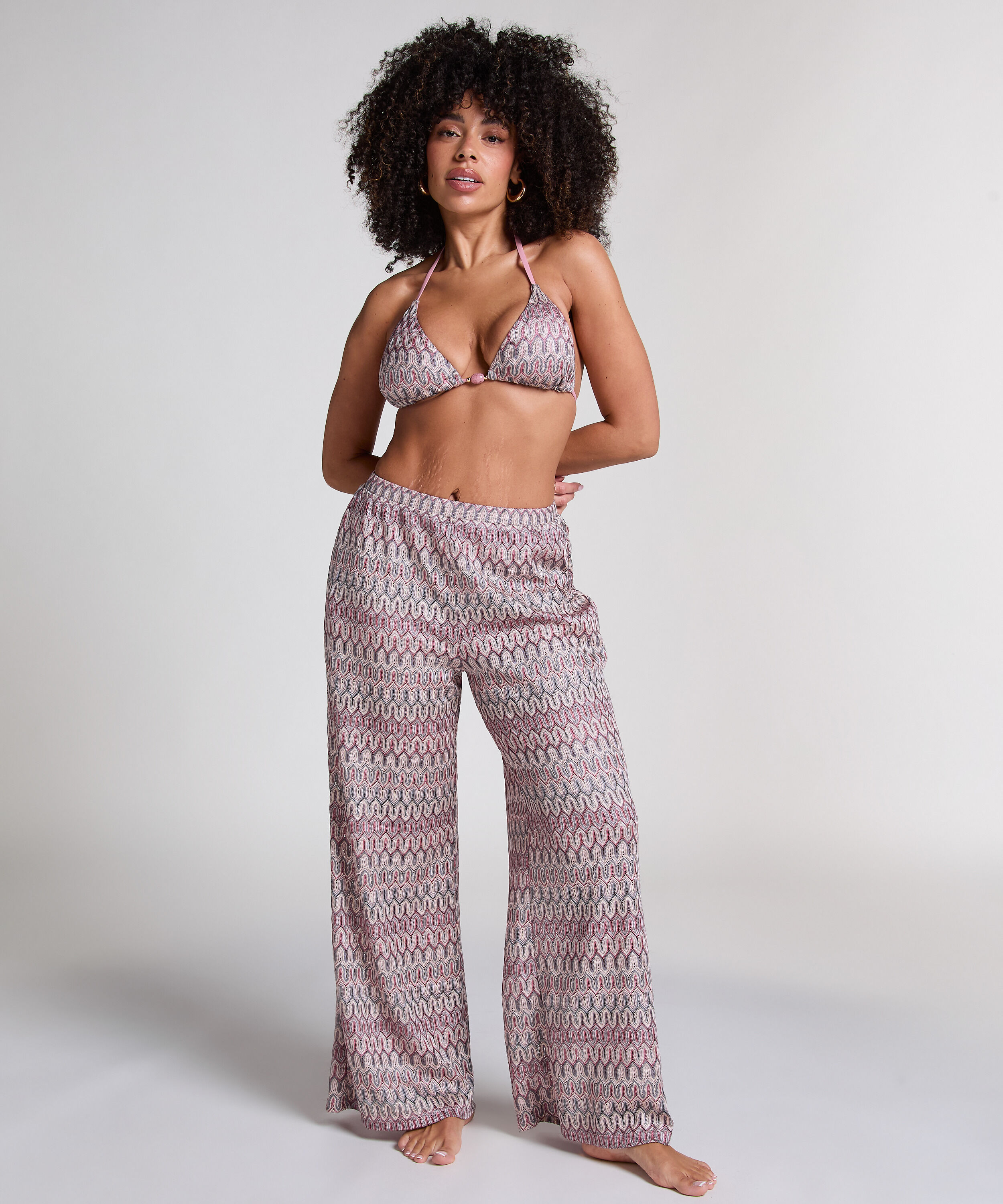 Cali Crochet Hose, Rose
