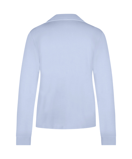 Langärmelige Jersey-Jacke Essential, Blau
