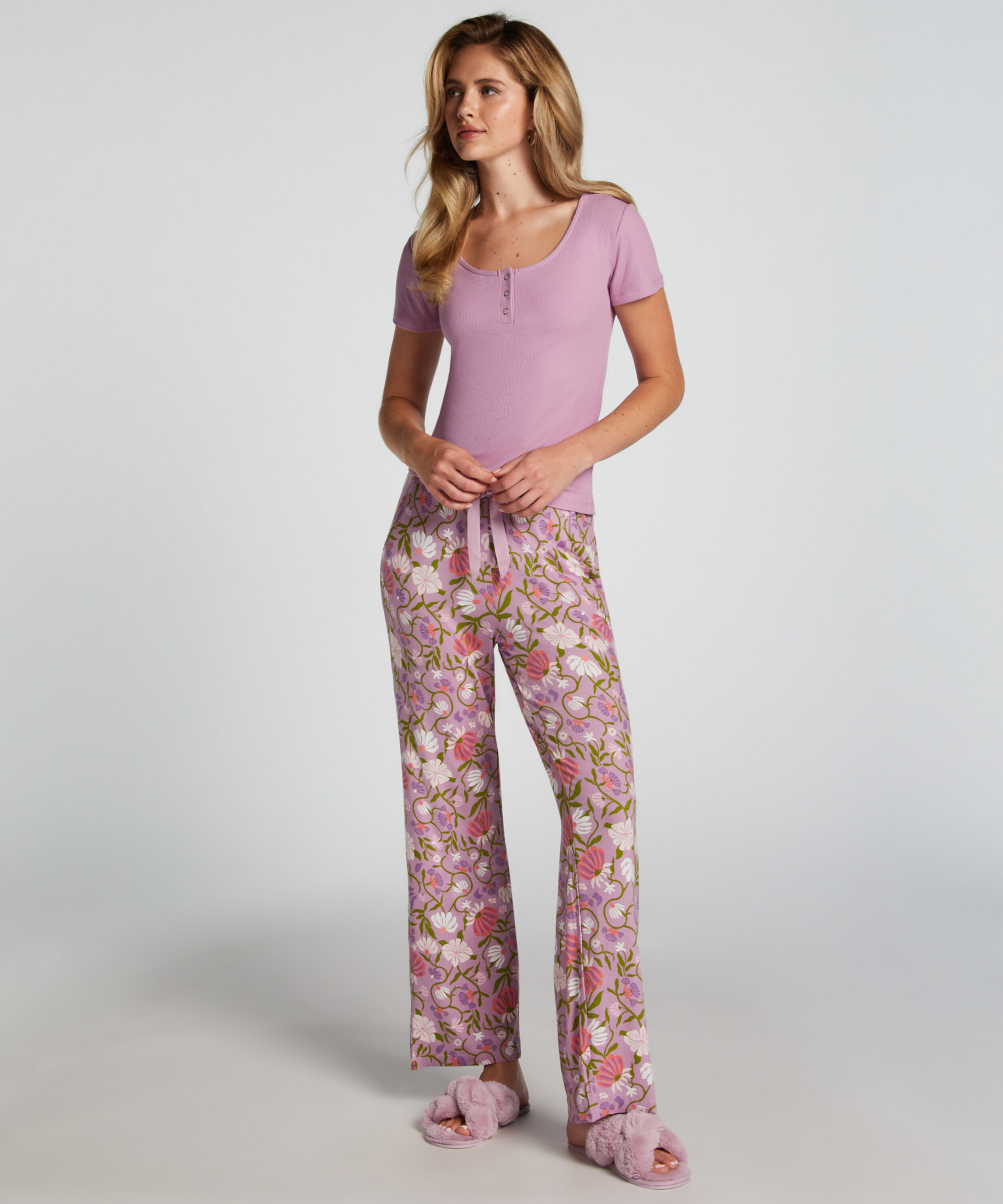Tall Pyjamahose, Lila