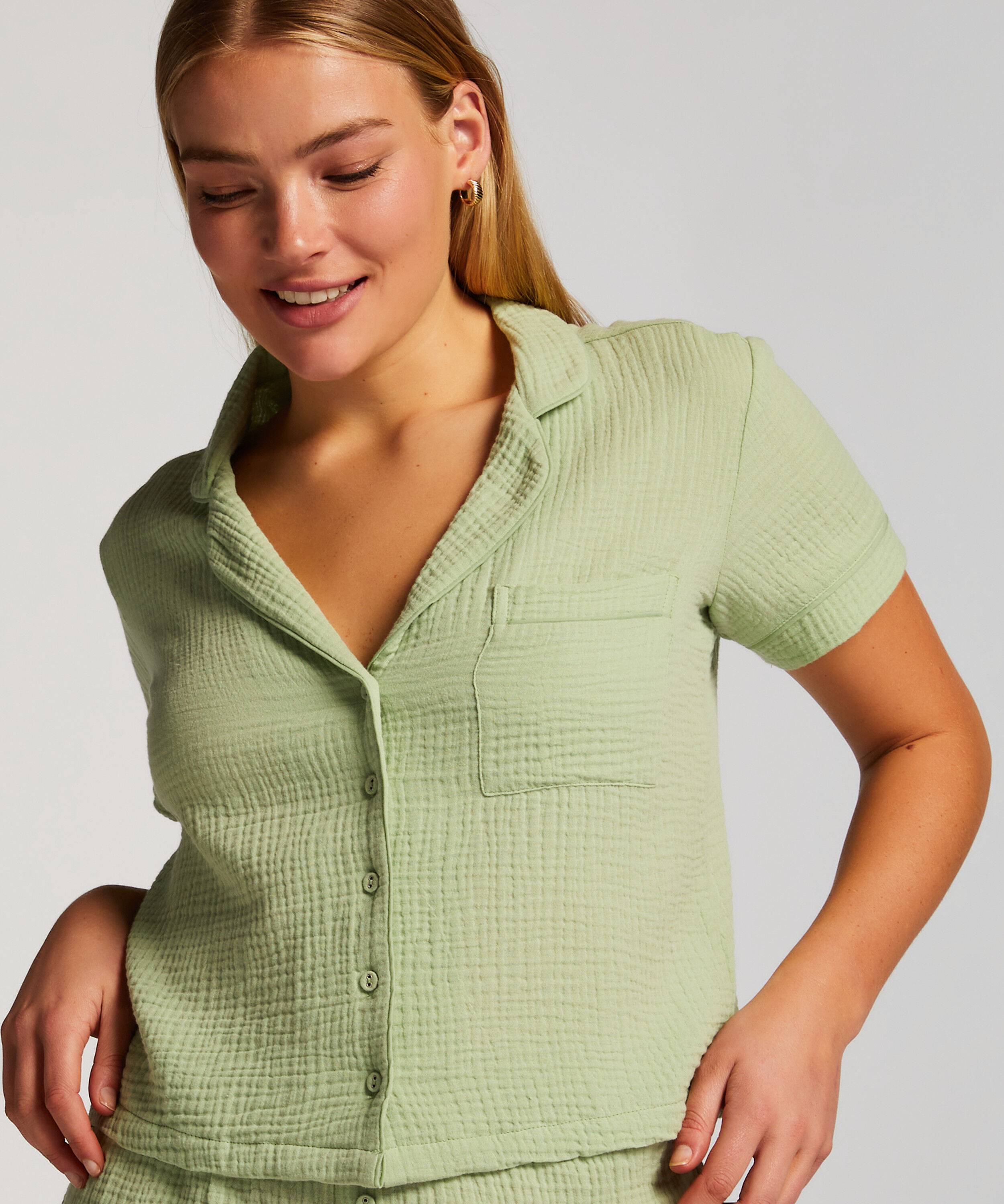 Pyjamatop, Grün Pyjamatop, Grün