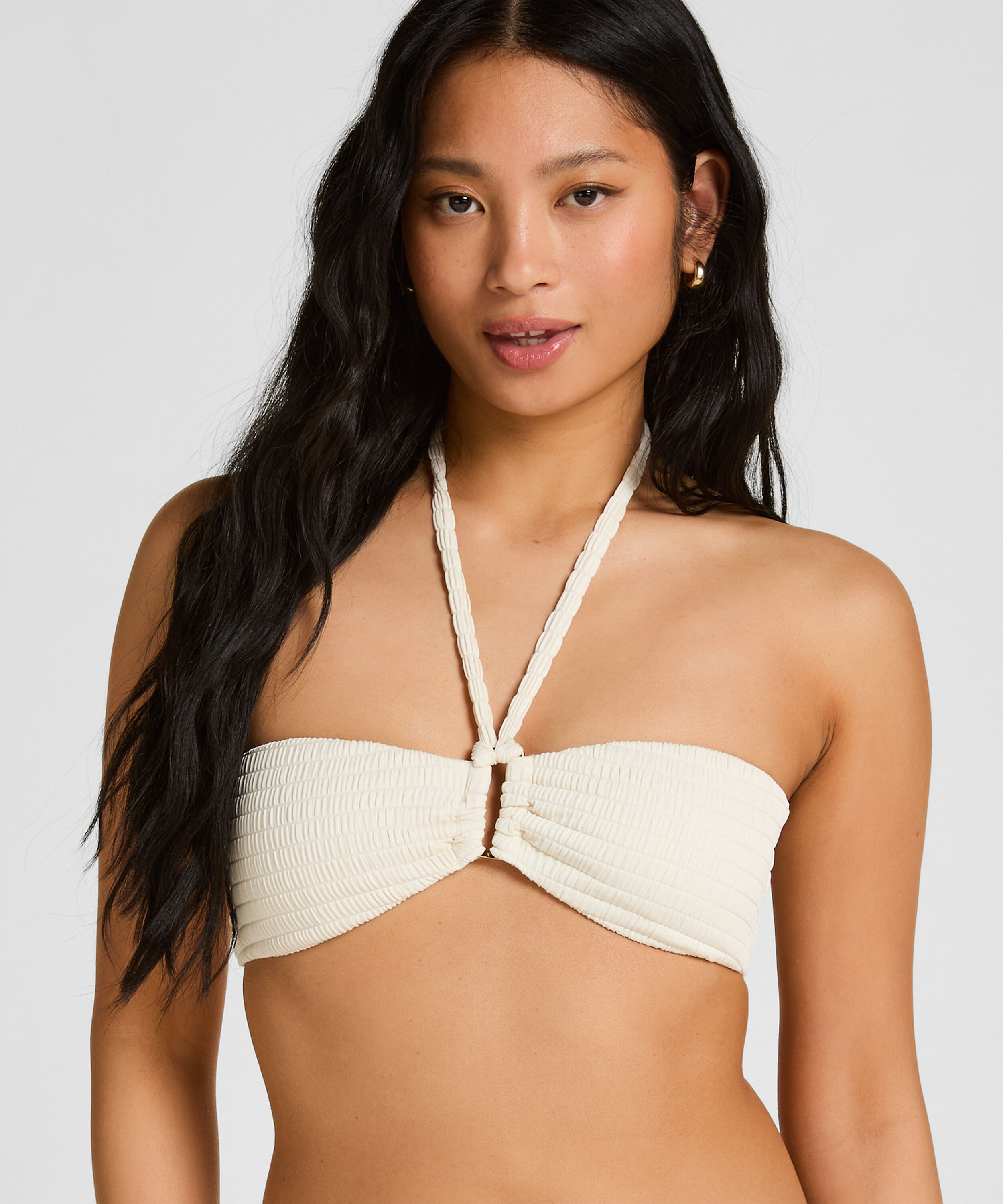 Bandeau Bikini-Top St Kitts, Weiß