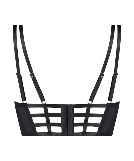 Vorgeformter Longline-B&uuml;gel-BH Oceana Rebecca Mir, Schwarz