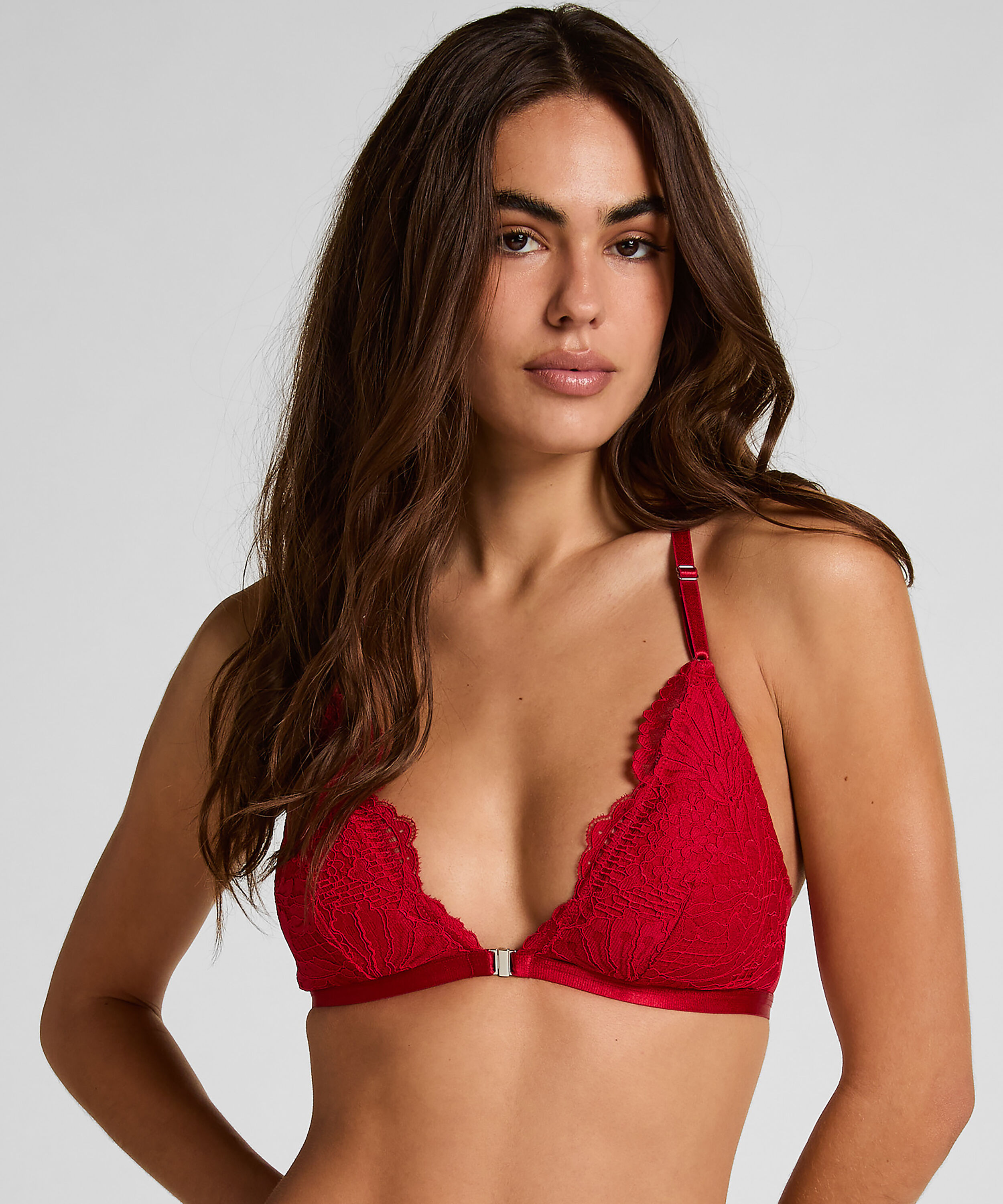 Triangel-Bralette Whitney, Rot