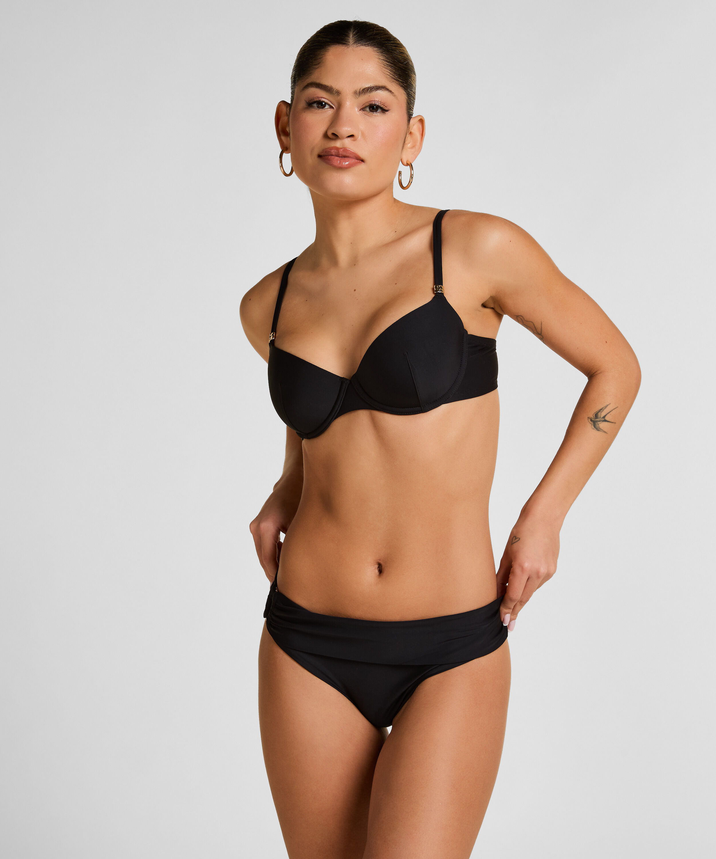 Luxuriöses Bügel-Bikini-Top mit Polsterung
