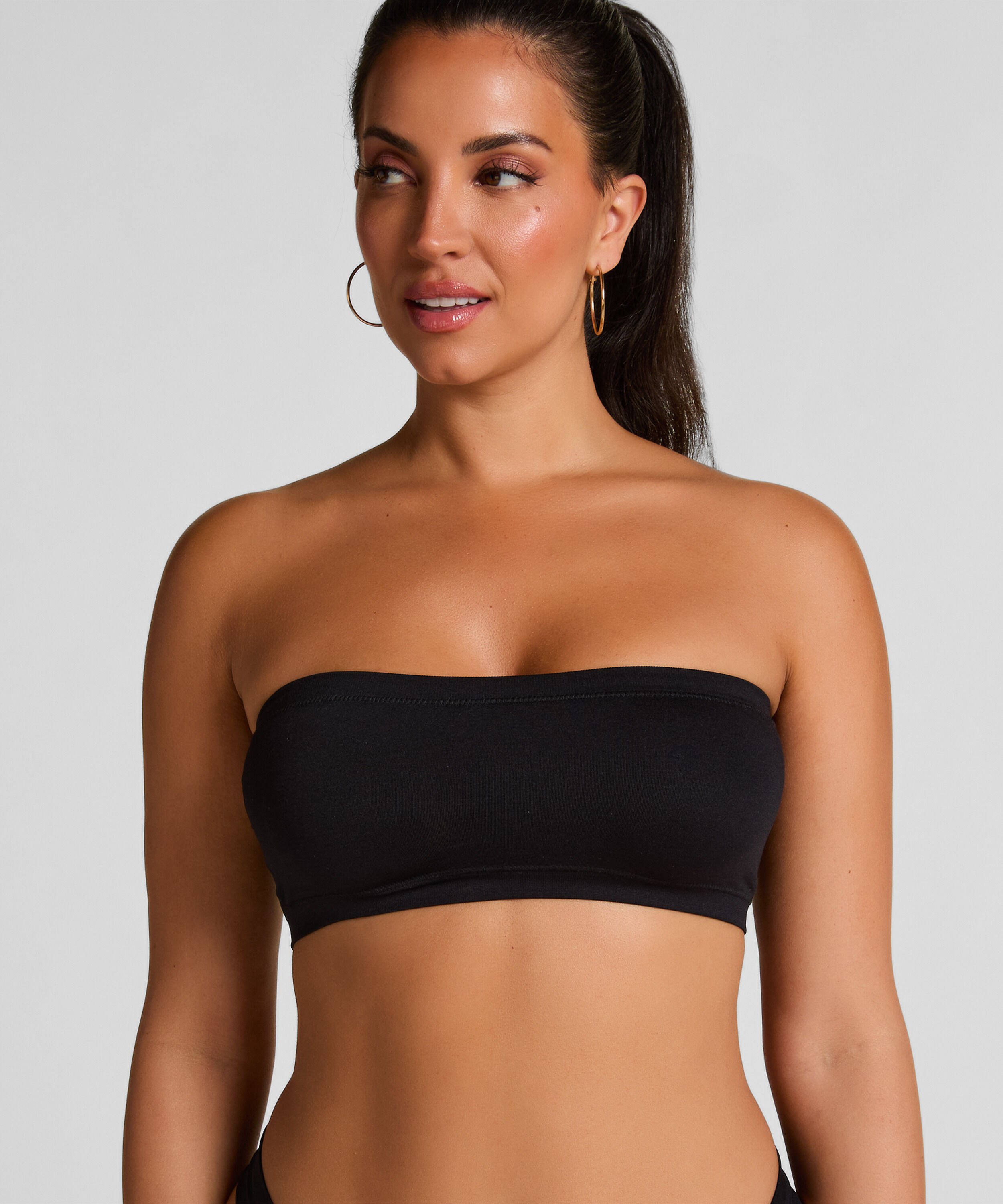 Bandeau-Bralette Dide, Schwarz