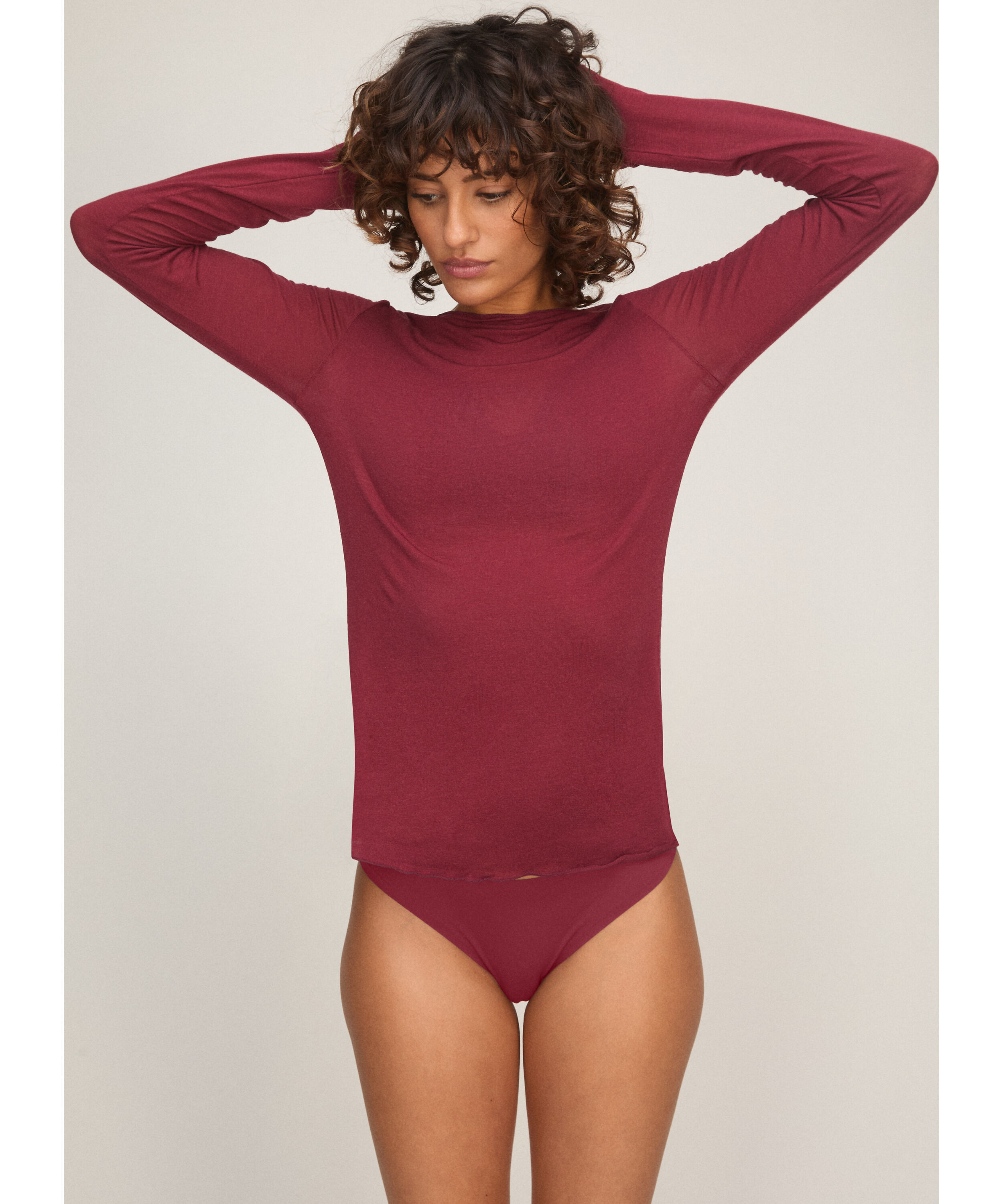 Super Soft Shirt aus Kaschmir-Mix mit U-Boot-Ausschnitt