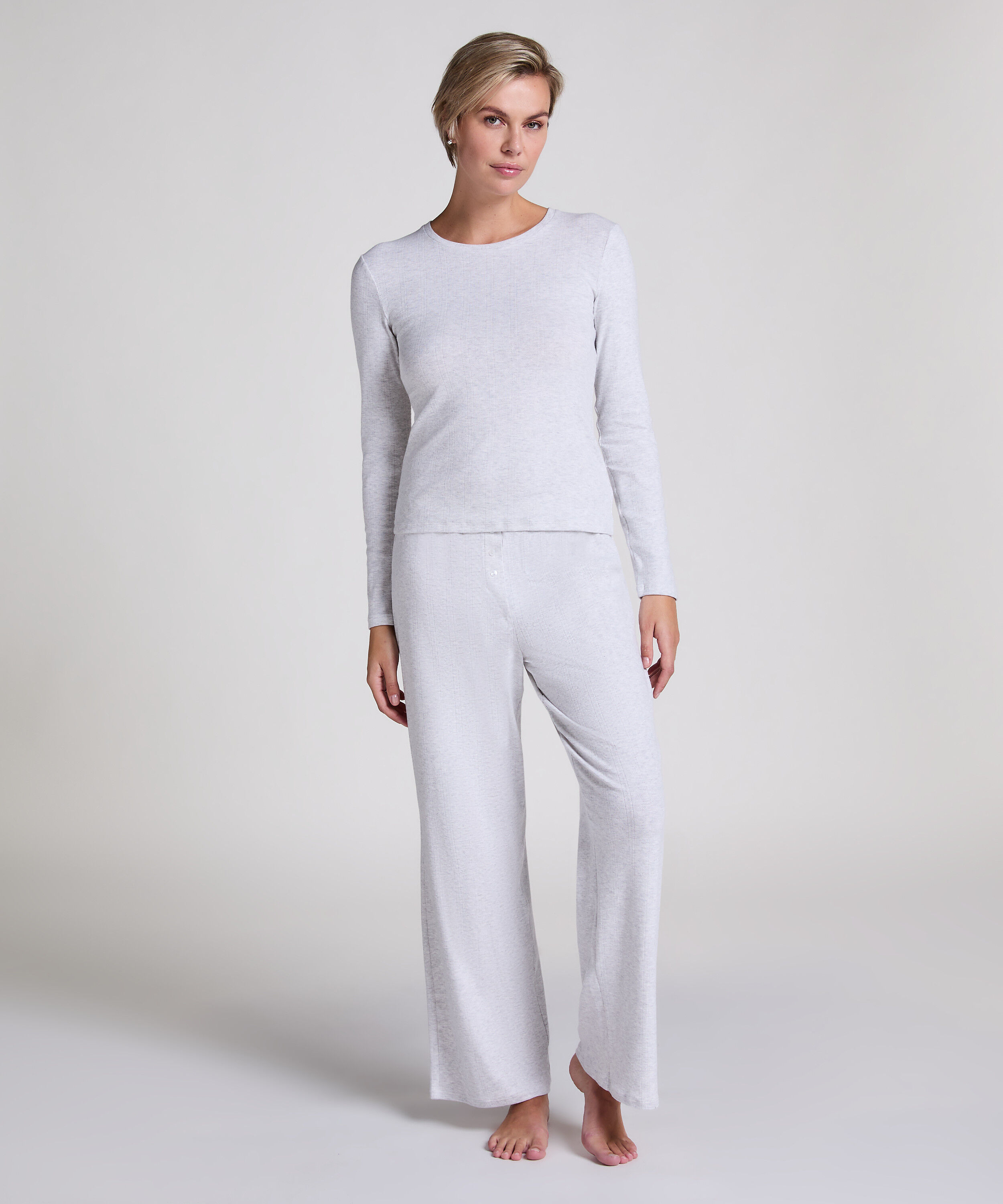 Pyjama-Oberteil Pointelle