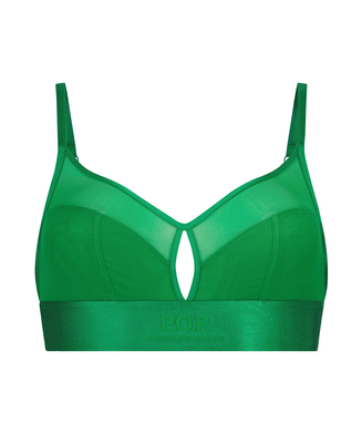 Bralette Mesh-Gewebe Flexing, grün