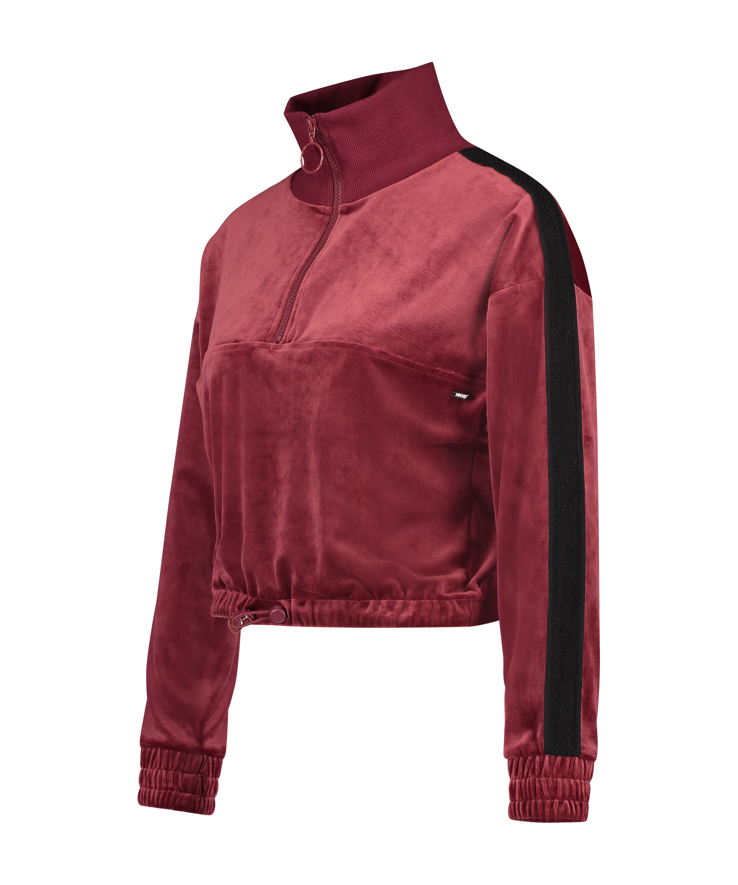 HKMX Sportpullover Velours, Rot