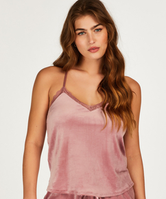 Cami Velours Lace, Rose