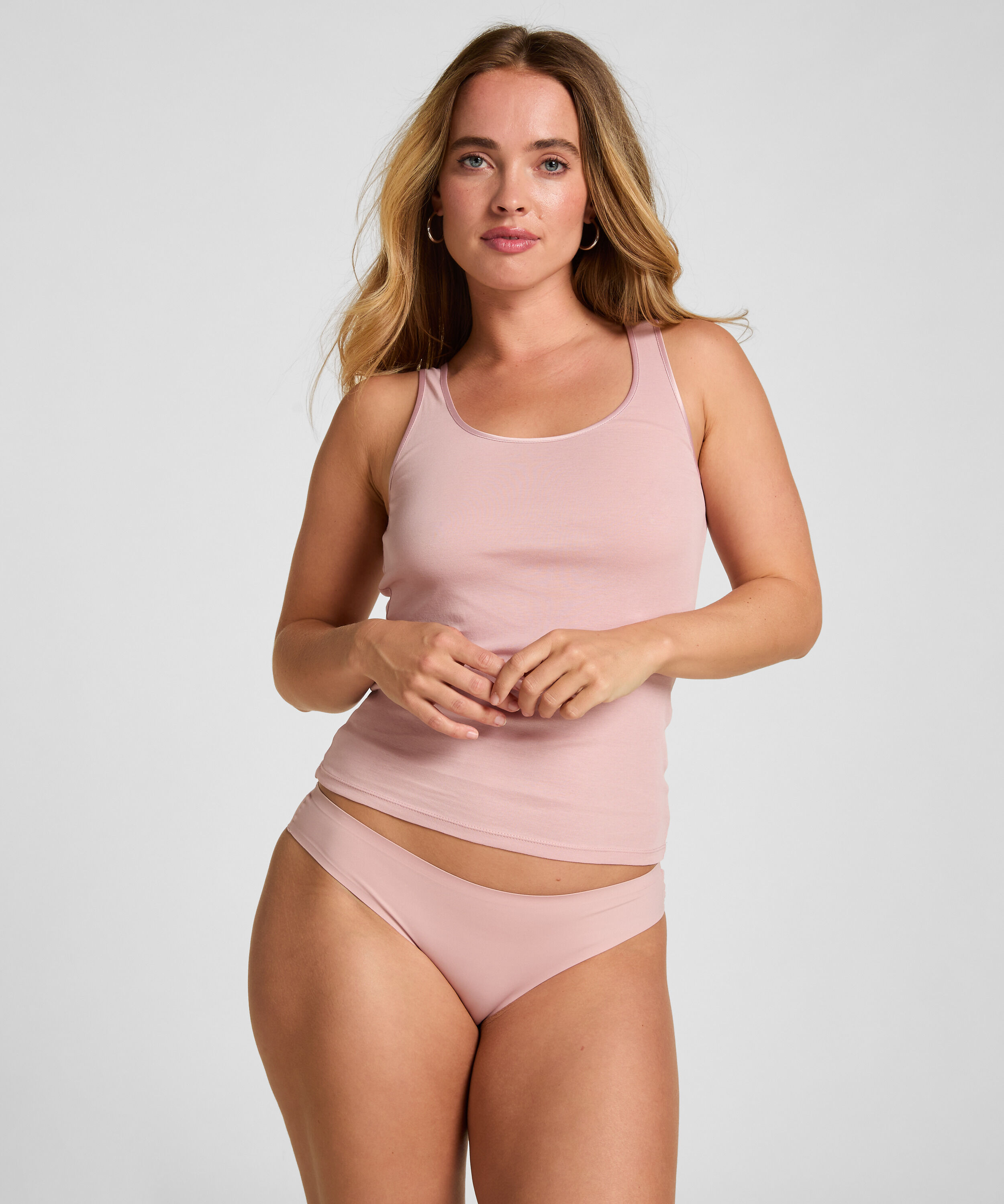 Damen Singlet Basic, Rose Damen Singlet Basic, Rose