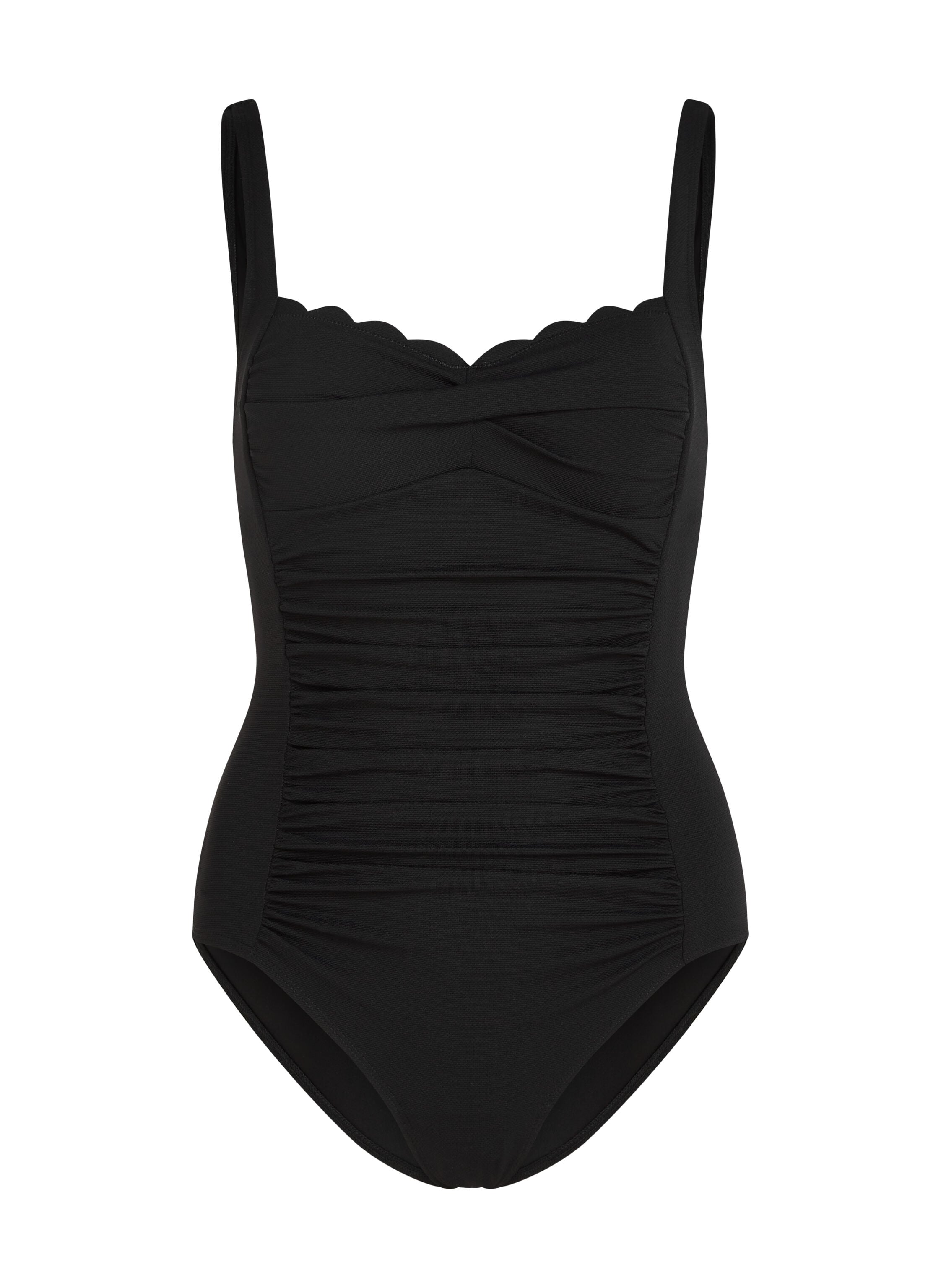 Badeanzug Shaping Scallop, Schwarz Badeanzug Shaping Scallop, Schwarz