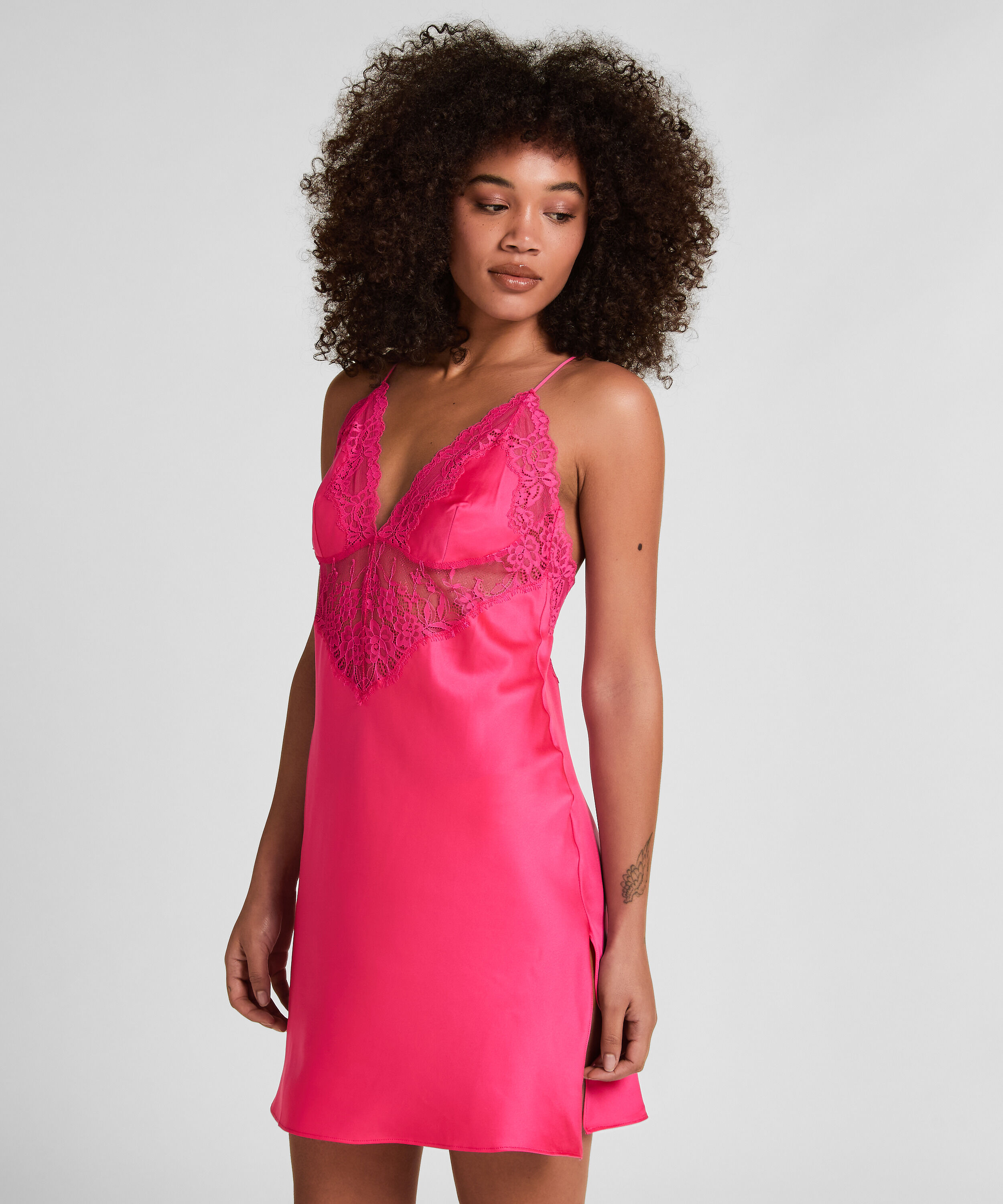 Slipdress Gabrielle, Rose Slipdress Gabrielle, Rose