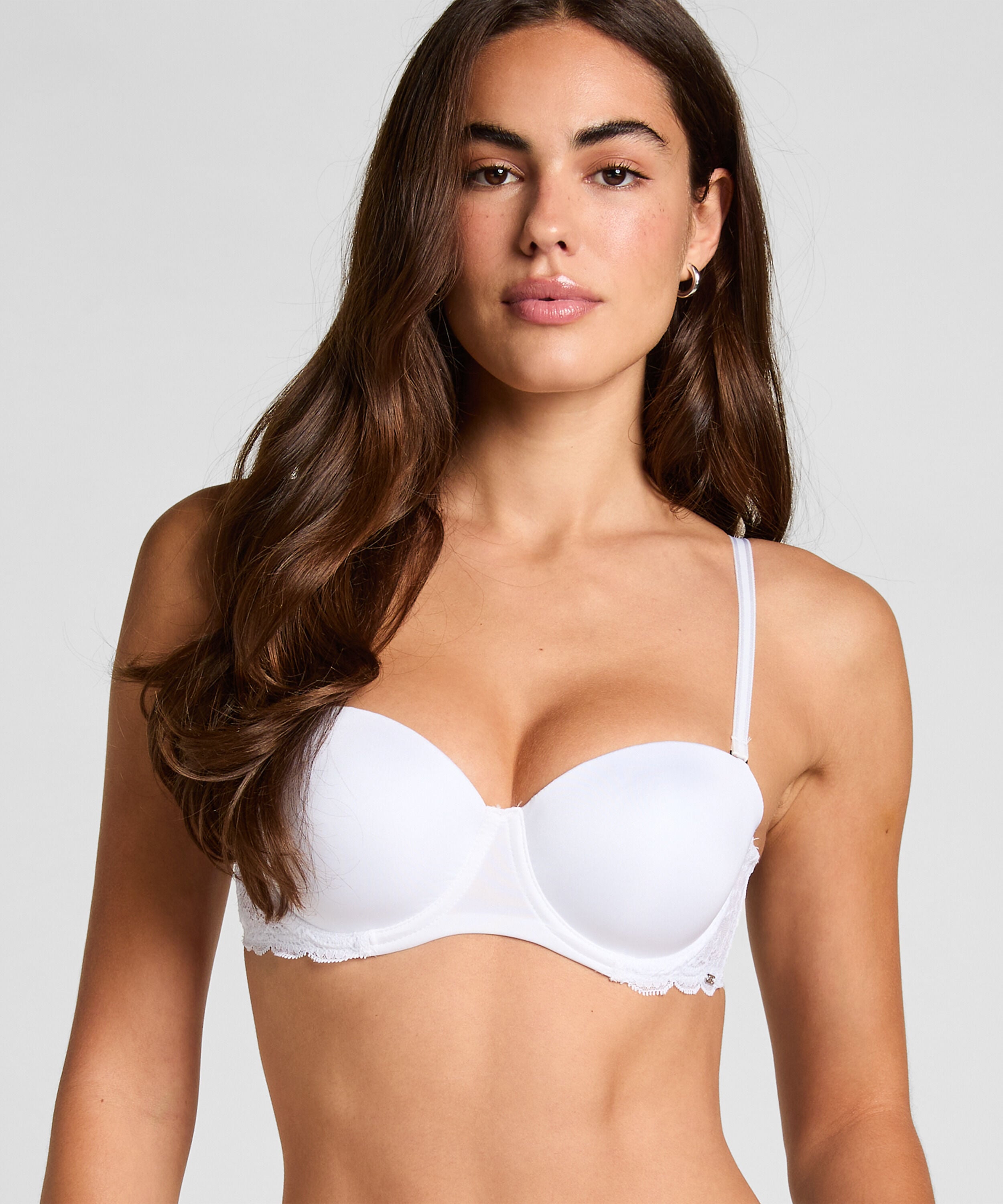 Vorgeformter Bügel-BH Angie, strapless, Weiß