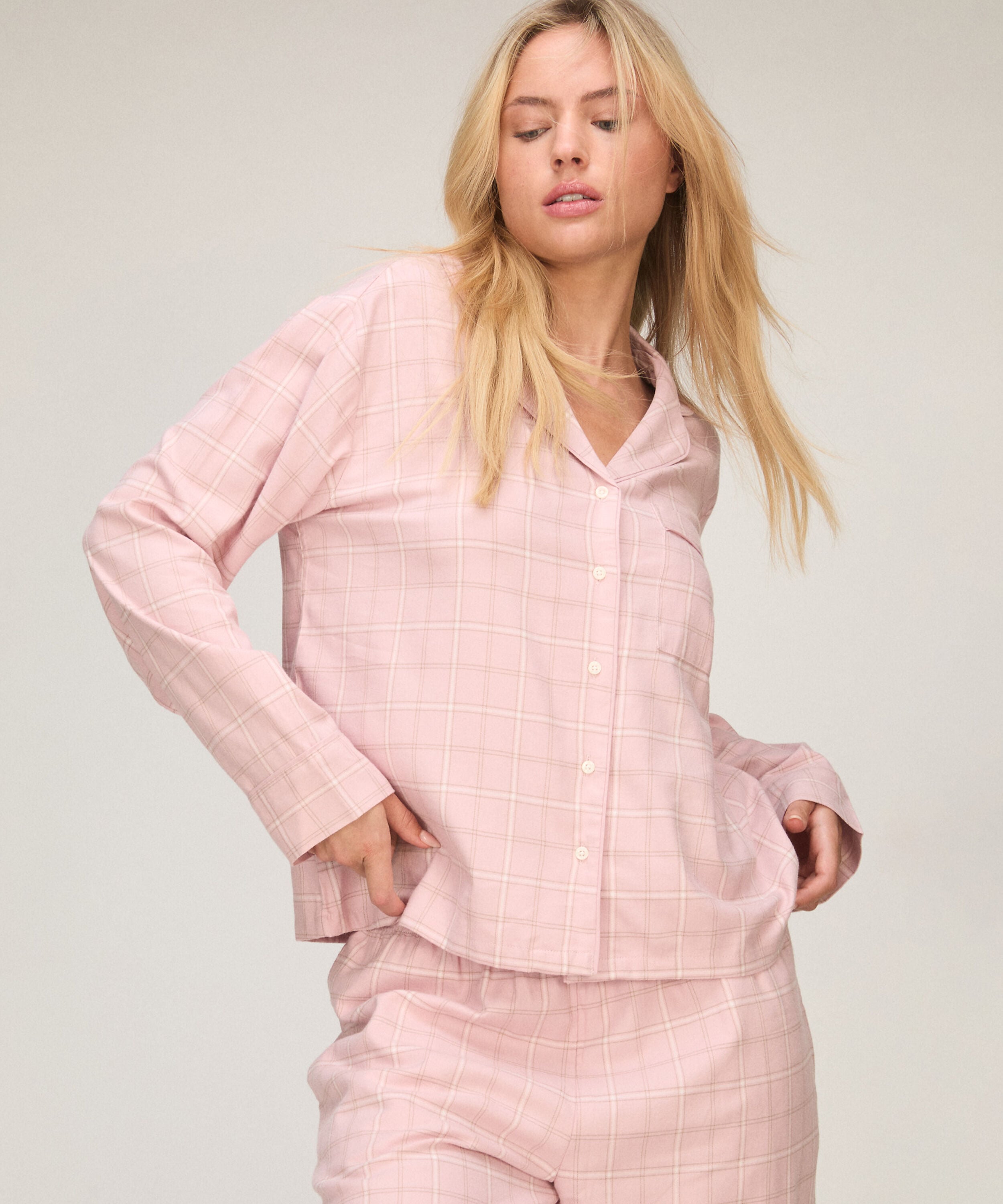 Pyjama-Jacke Longsleeve Woven
