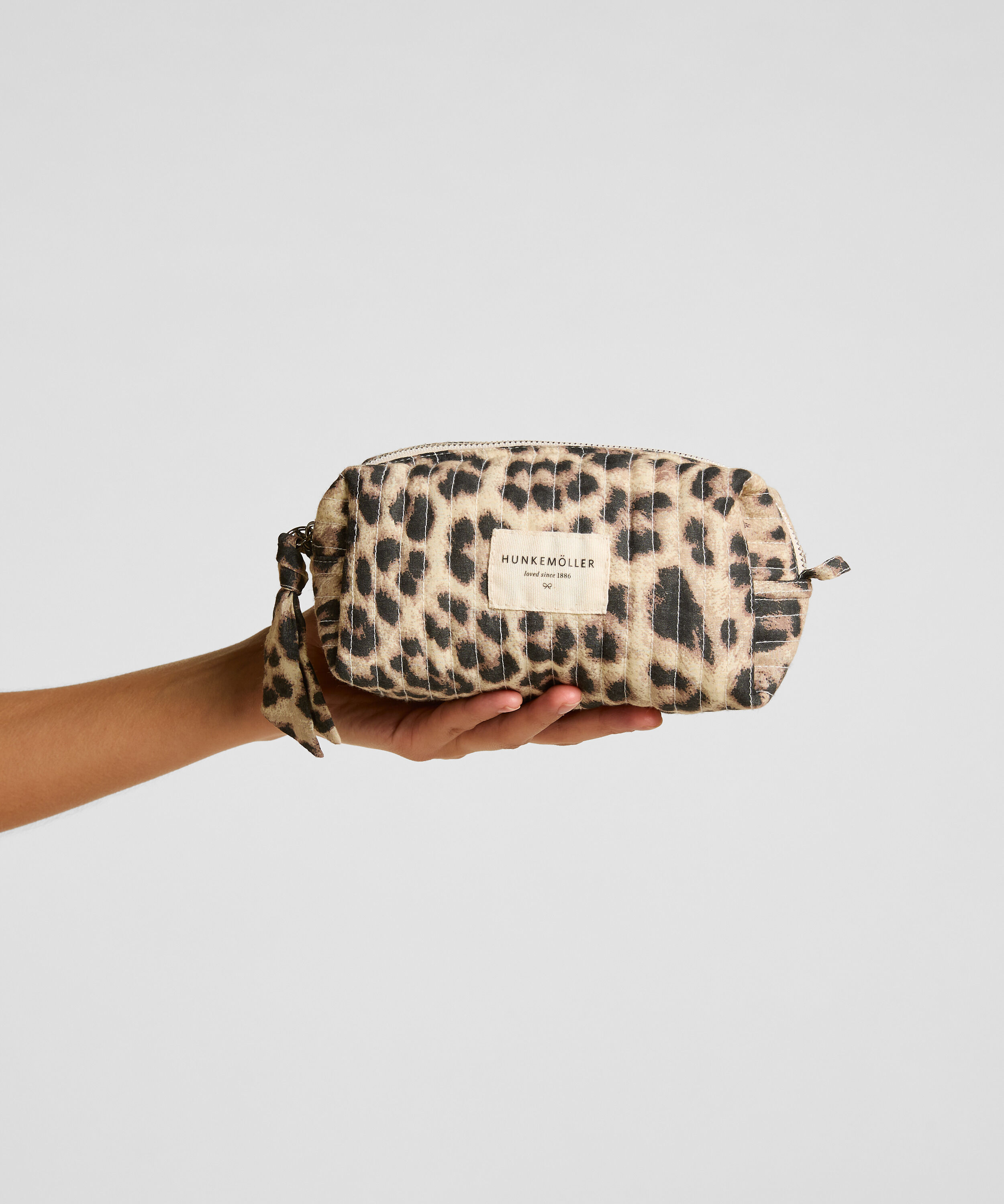 Make-up Tasche Klein Leopard, Beige Make-up Tasche Klein Leopard, Beige