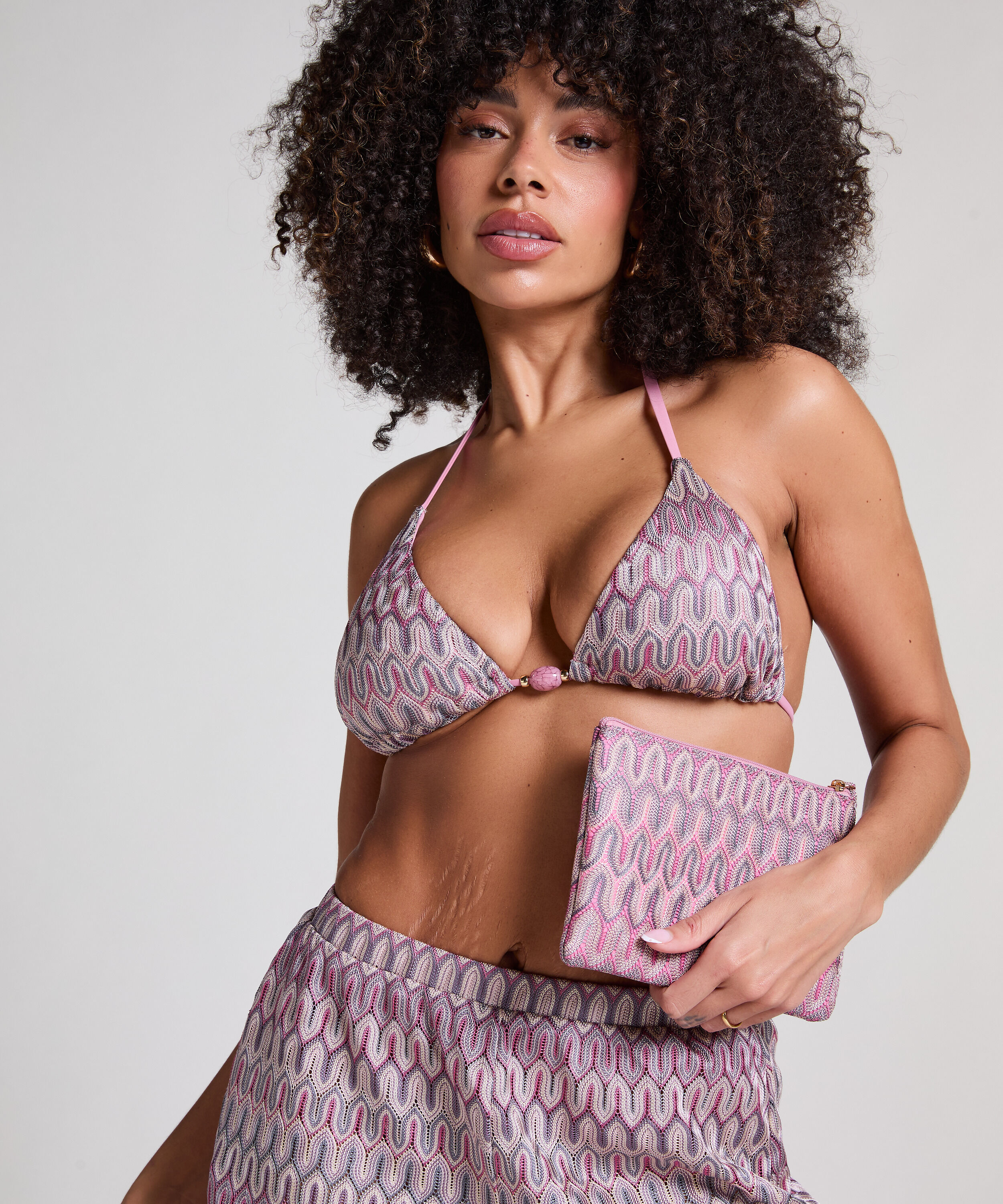 Cali Bikini Clutch, Rose Cali Bikini Clutch, Rose