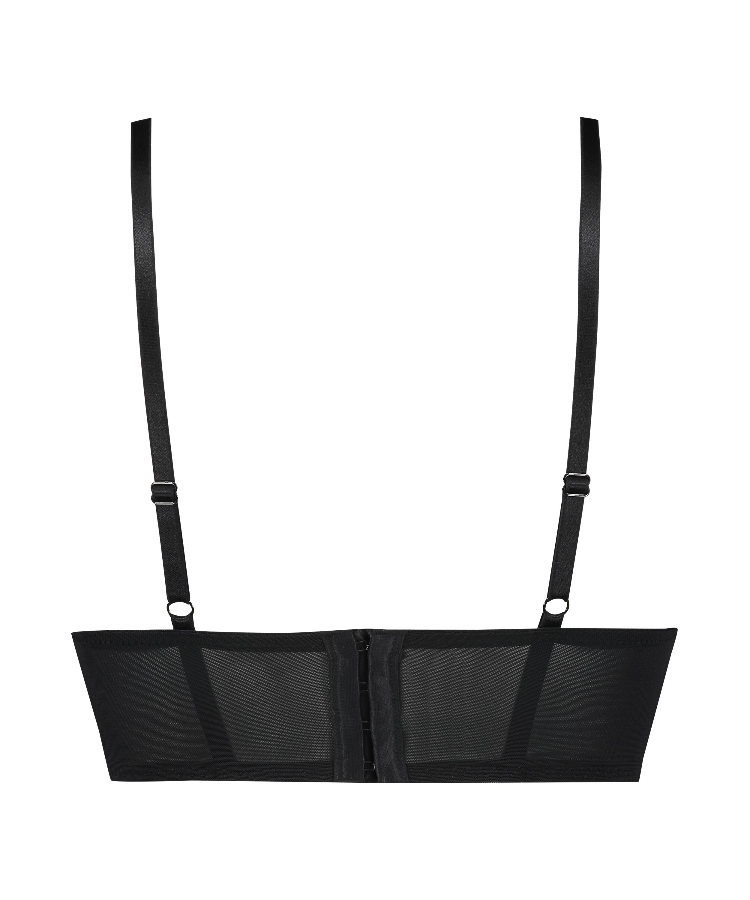 Vorgeformter Longline-B&uuml;gel-BH Allison Rebecca Mir, Schwarz, main