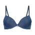 Vorgeformter B&uuml;gel-BH Plunge, Blau