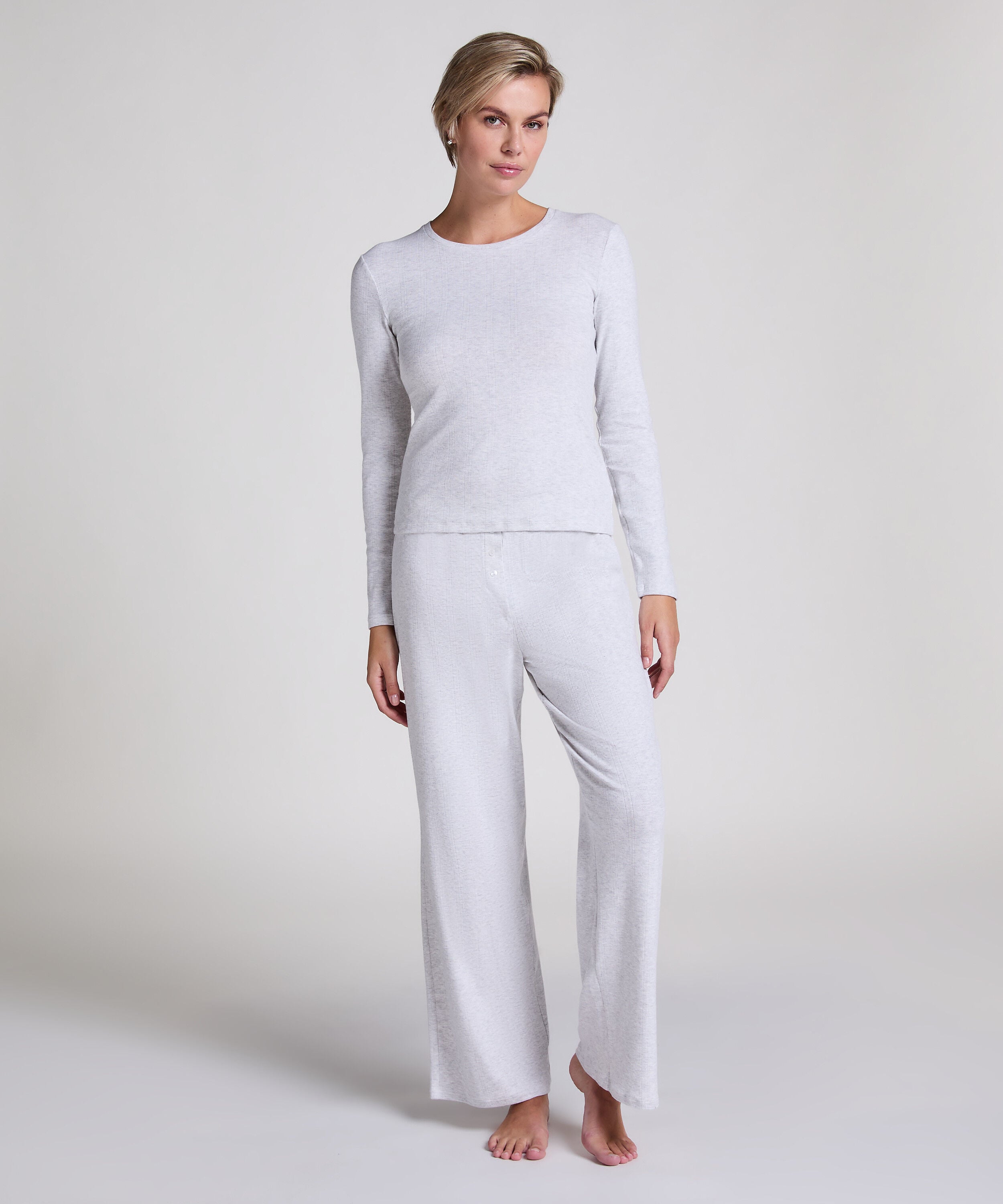 Pyjama-Oberteil Pointelle