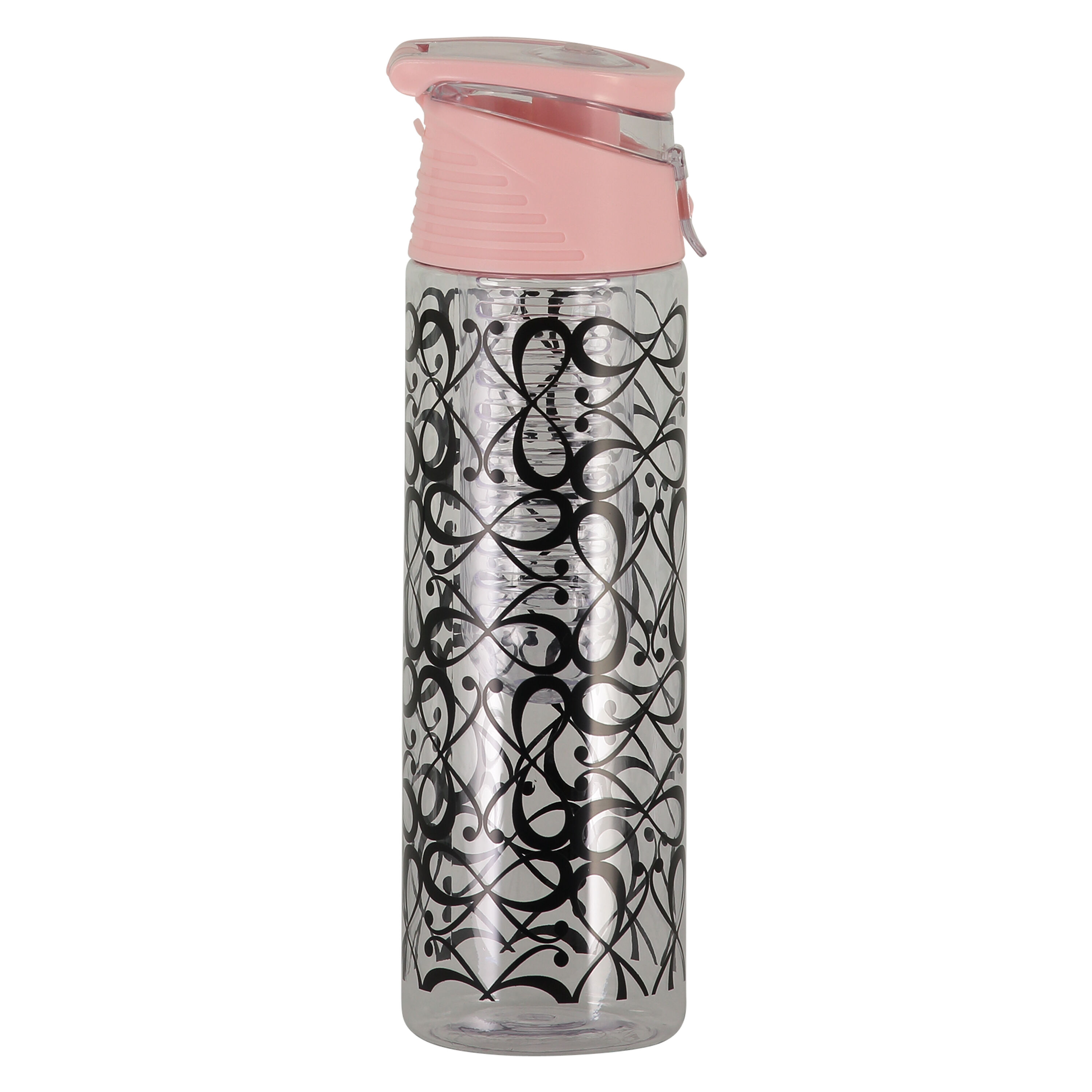 Patched Infused Water Bottle, Rose Patched Infused Water Bottle, Rose