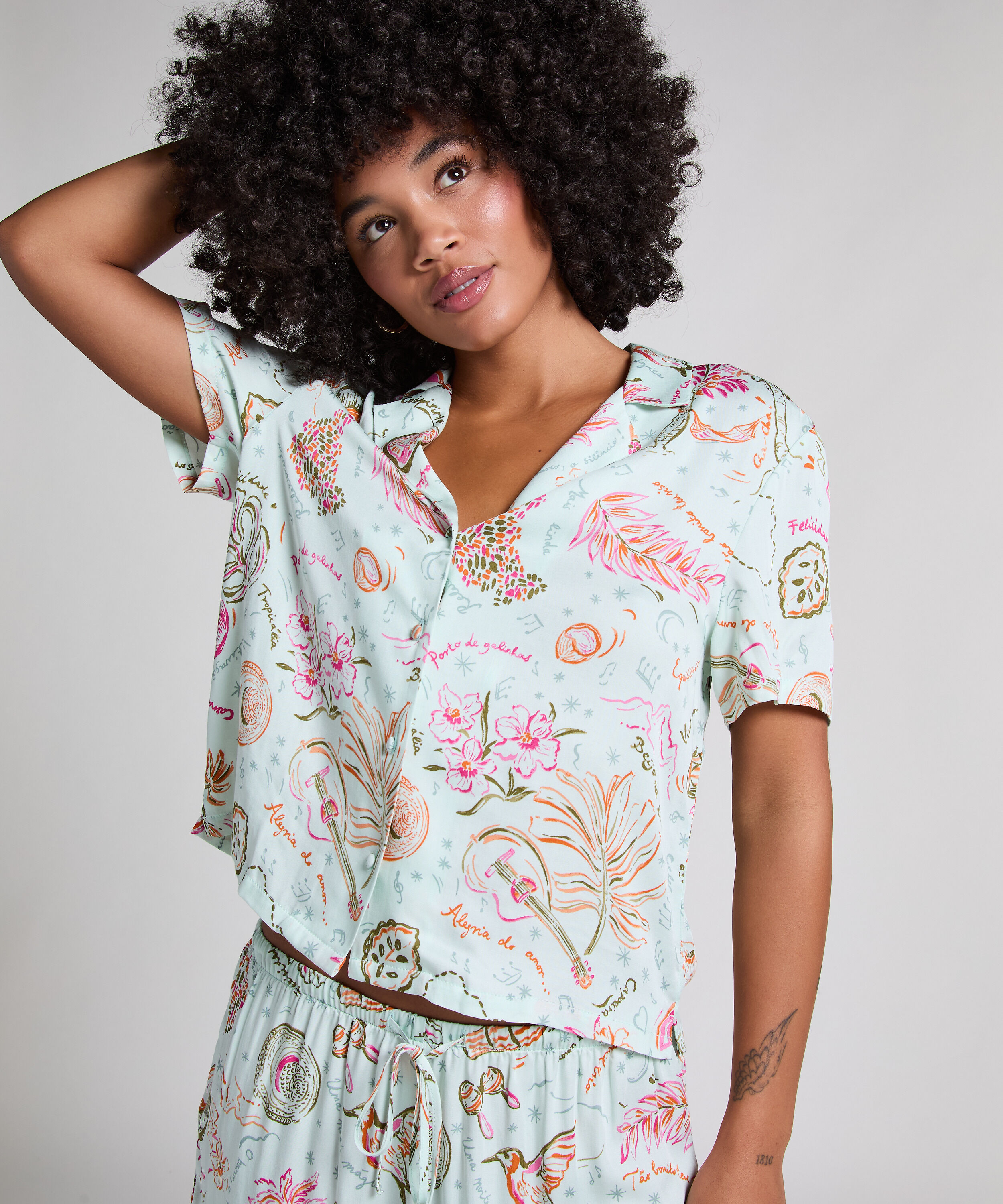 Satinjacke, Grün Satinjacke, Grün