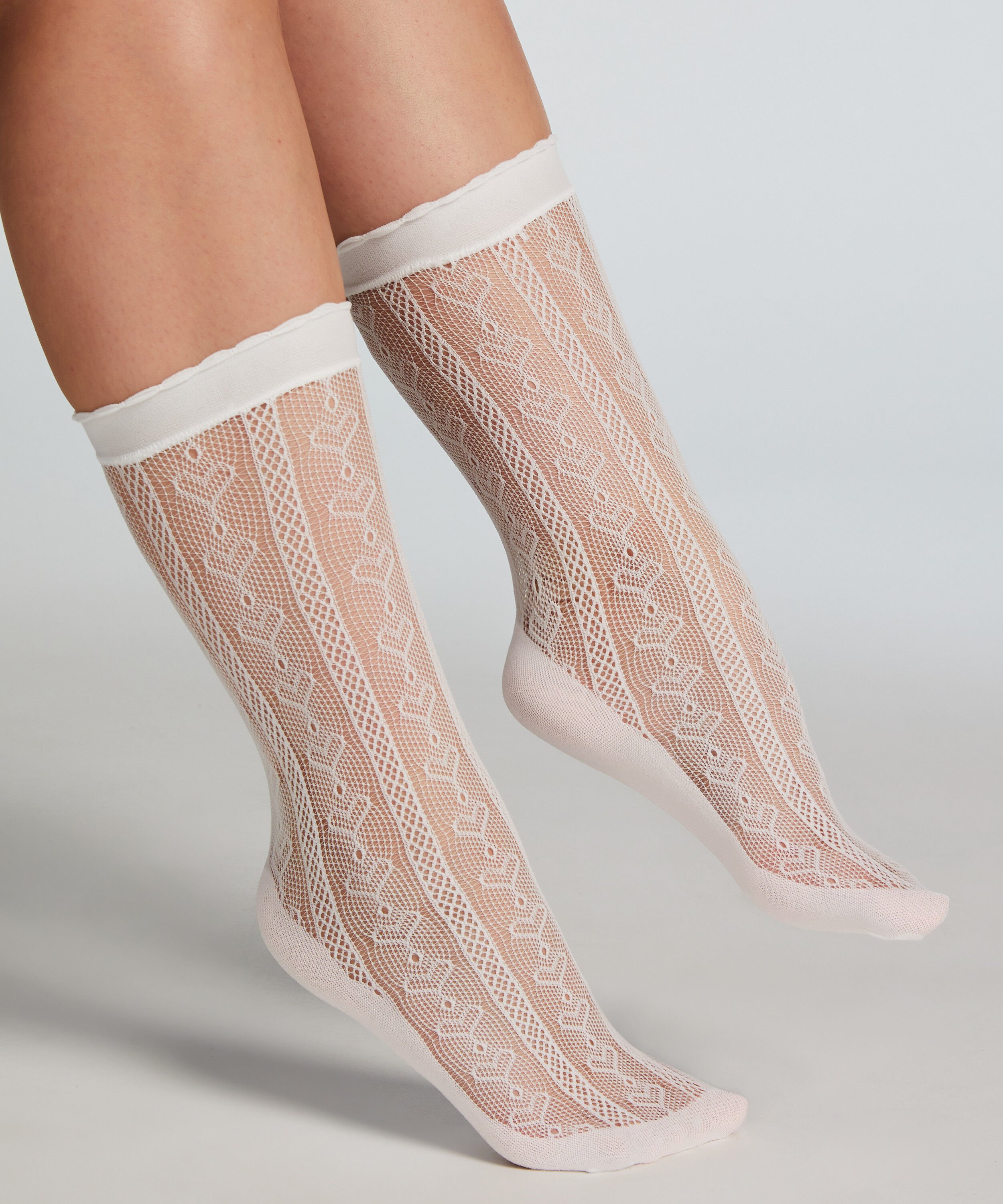 1 Paar Socken, Weiß