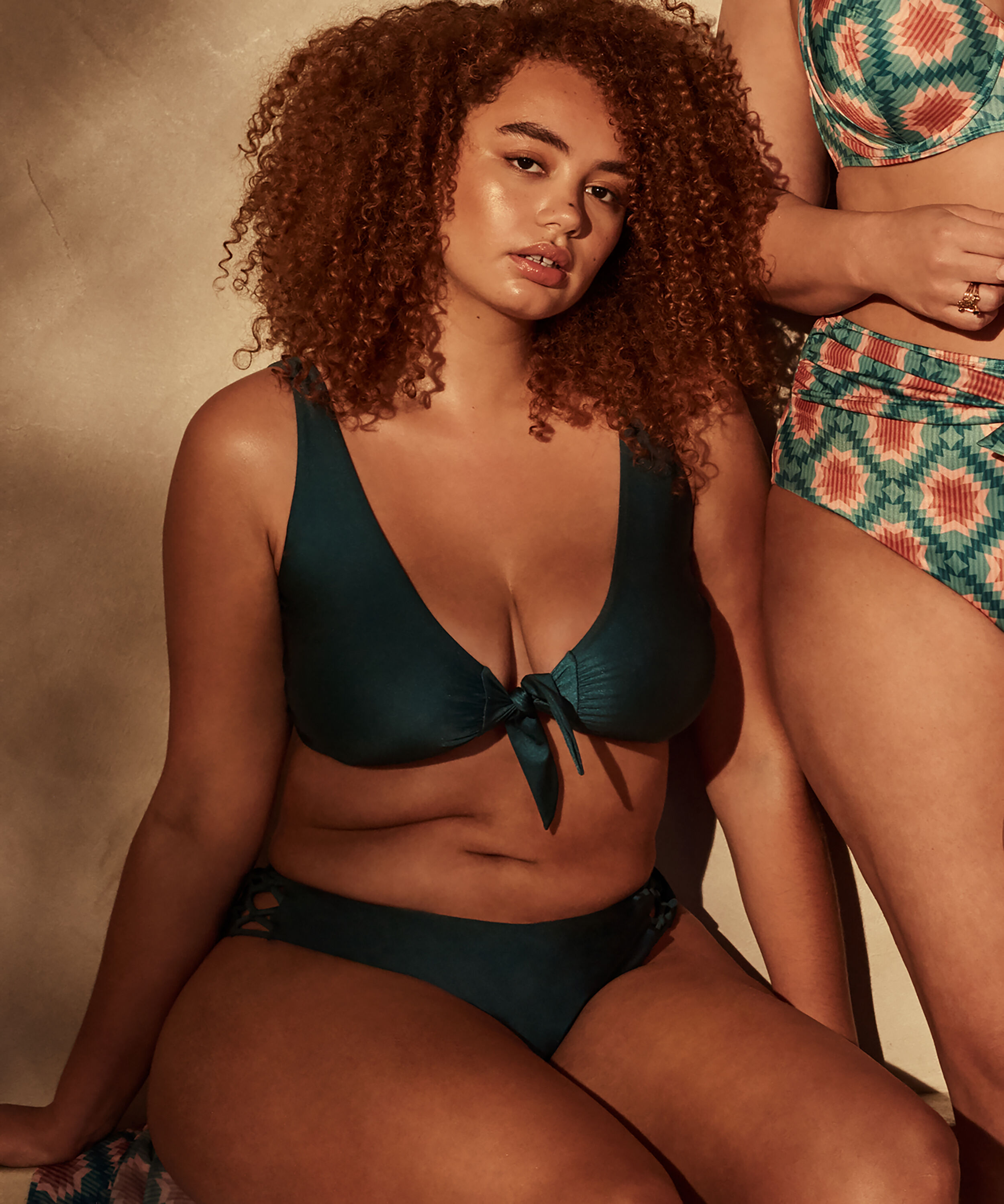 Triangle Longline Bikinioberteil Brokopondo I AM Danielle, Blau