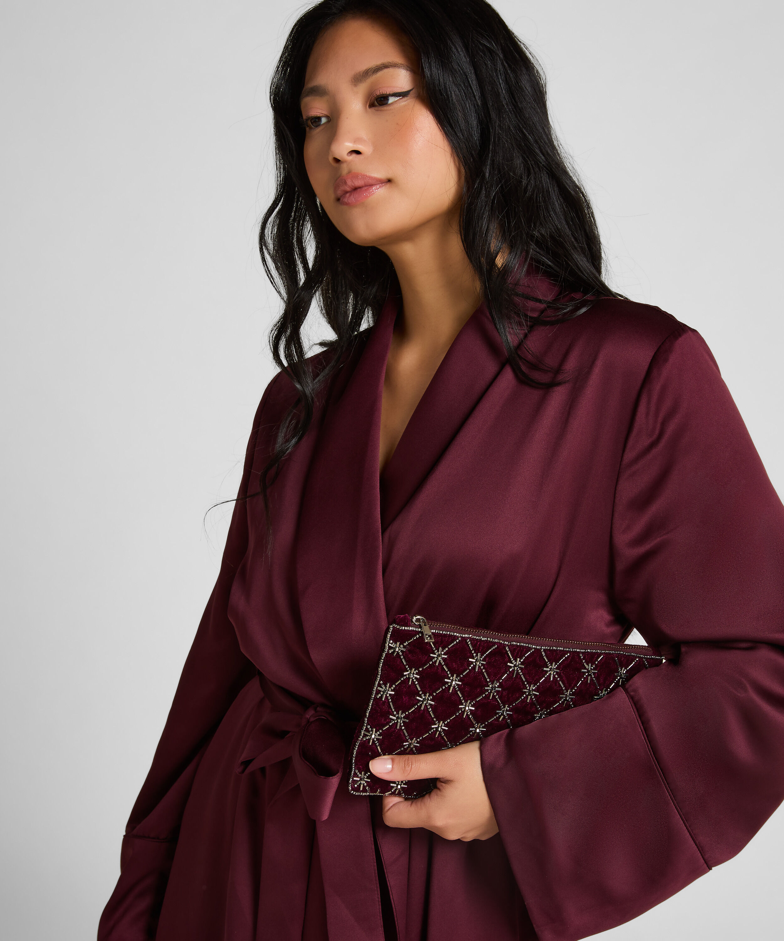 Perlenbeutel, Lila Perlenbeutel, Lila