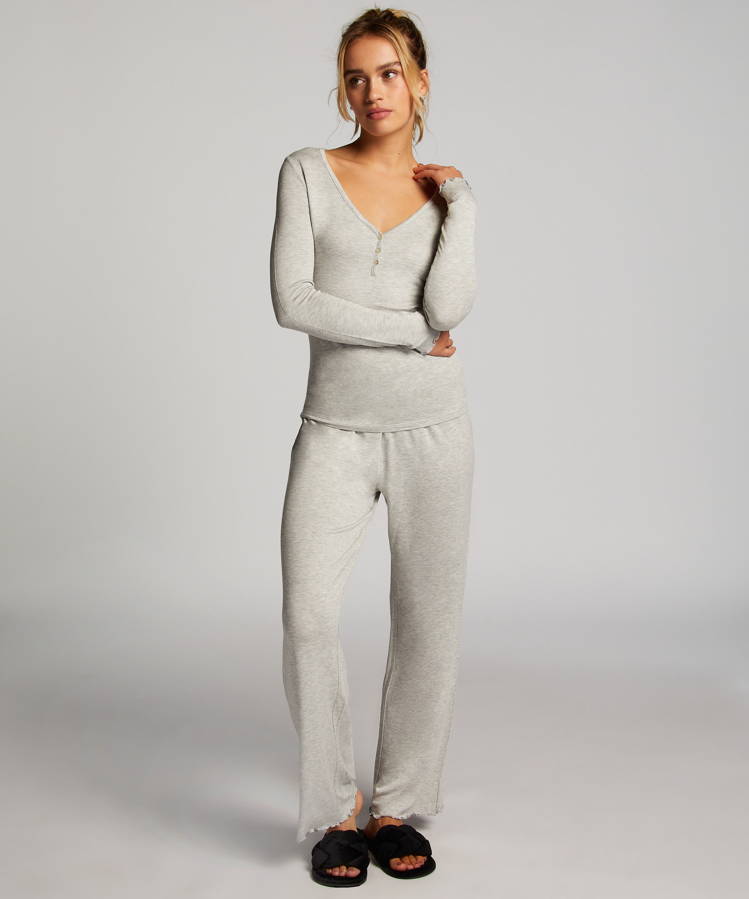 Pyjama-Set, Grau Pyjama-Set, Grau