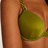 Vorgeformtes Bügel-Bikini-Top Palm, grün
