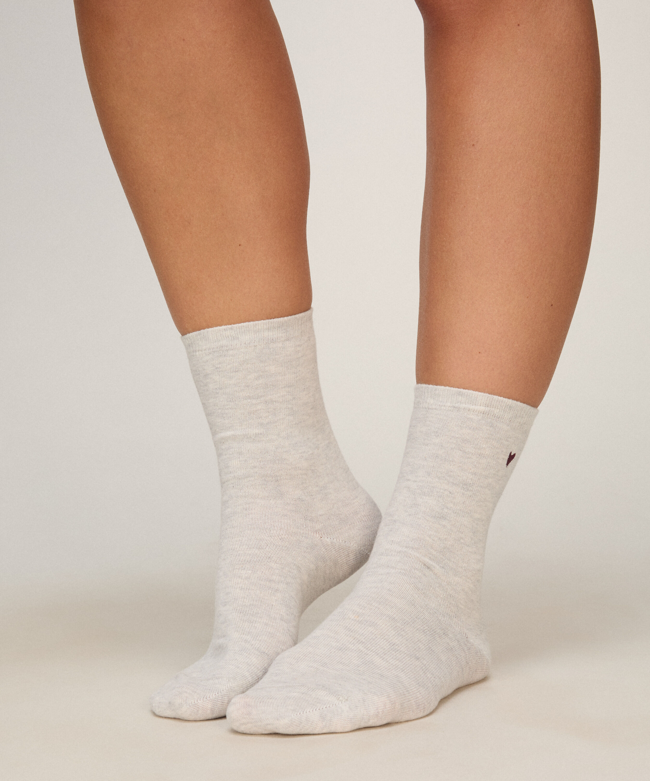 Socken 3 Pair Cotton, Weiß