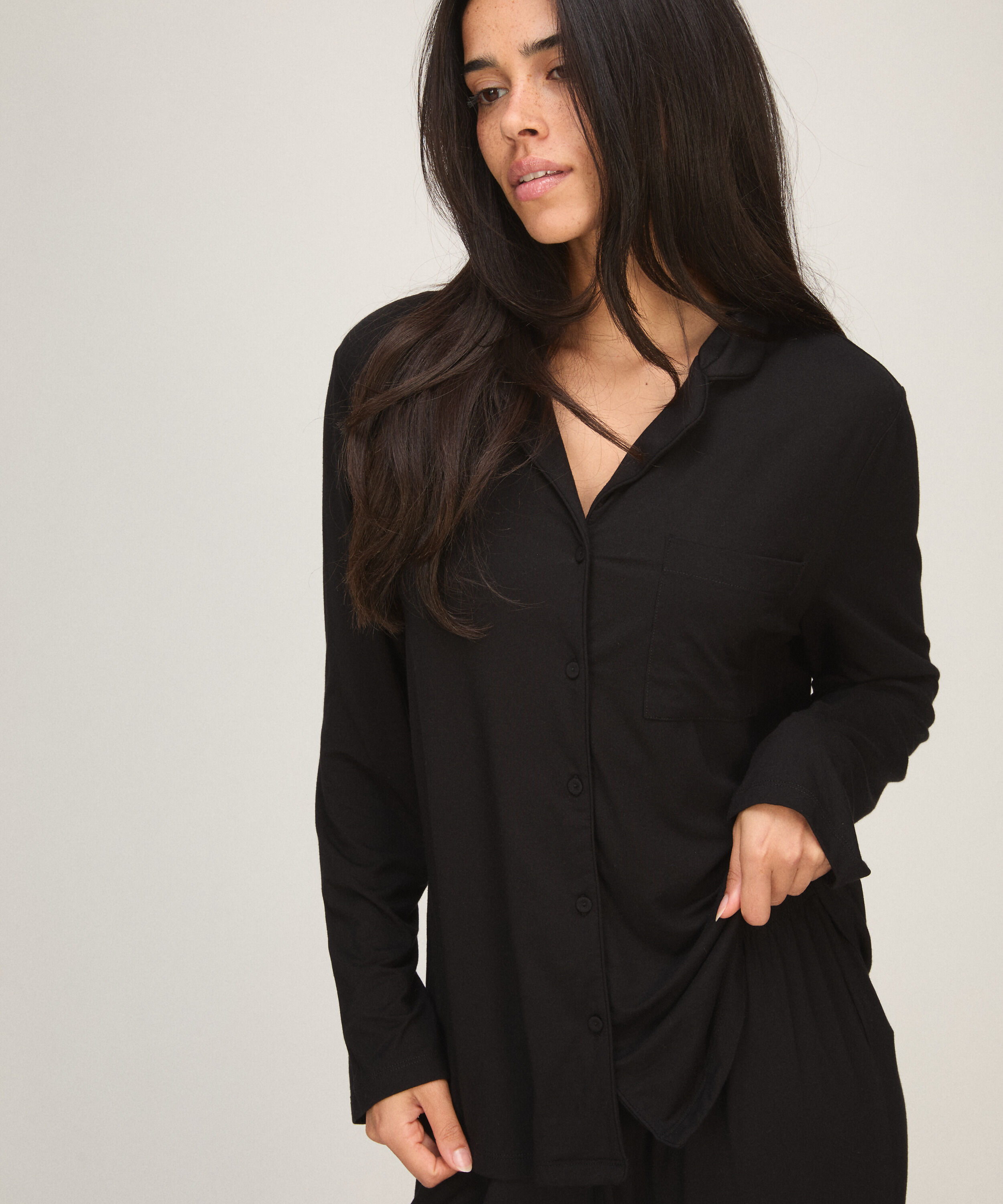 Langärmelige Jersey-Jacke Essential