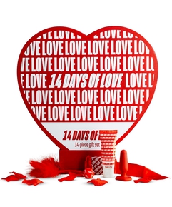 Loveboxxx Geschenkset für 14 Tage der Liebe, Rot