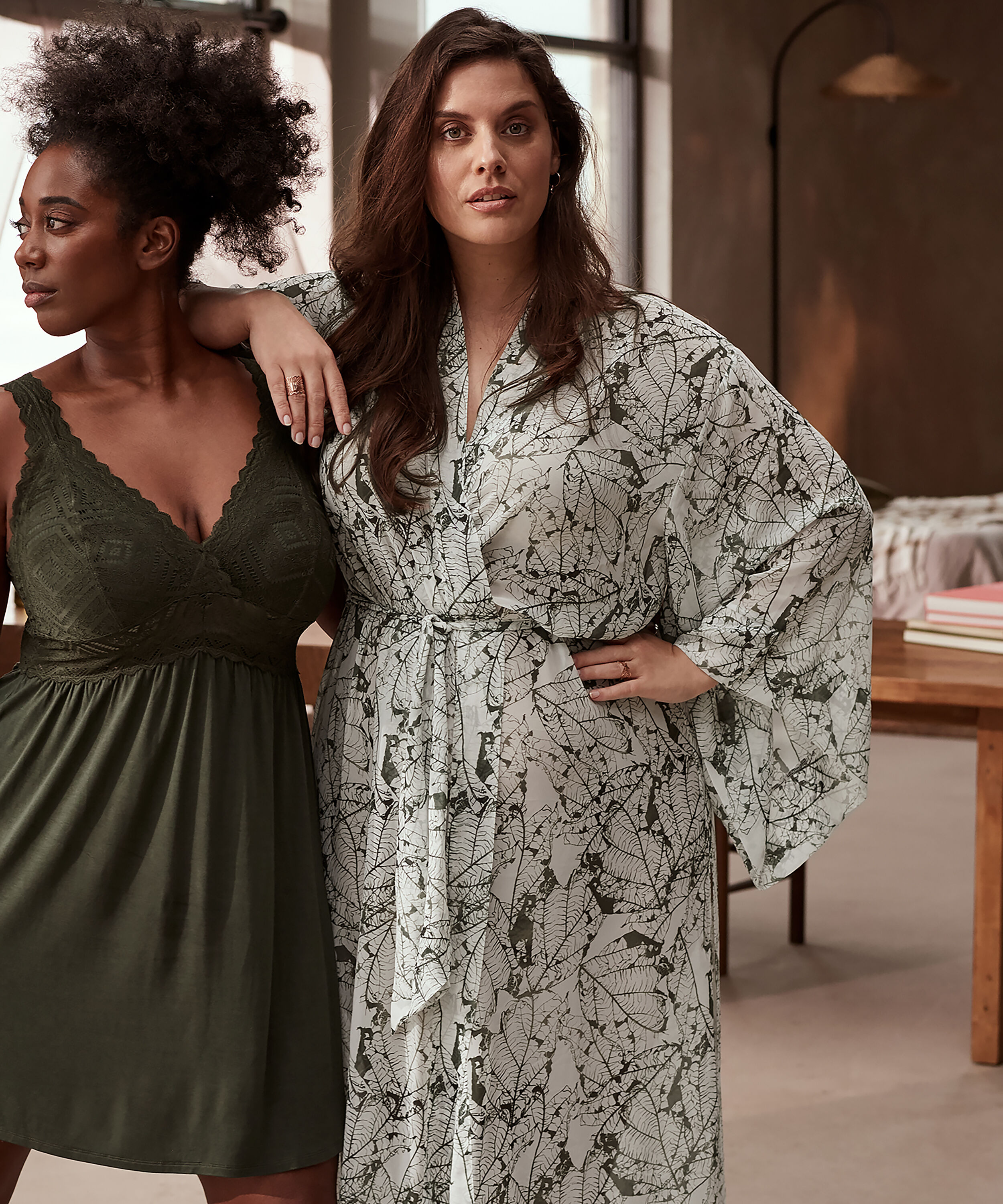 Kimono Chiffon I AM Danielle, gr&uuml;n