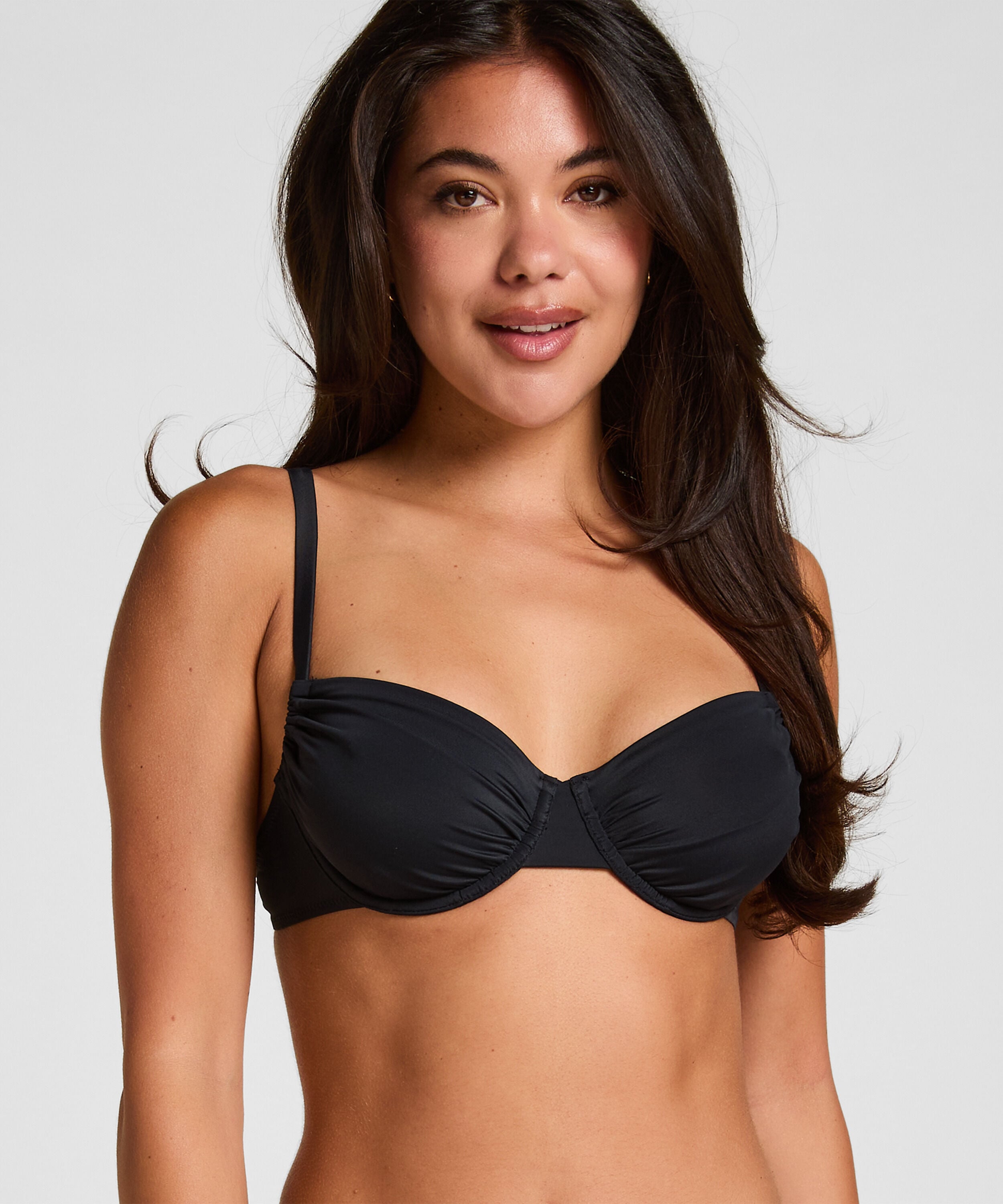 Bardolino Gepolstertes Bügel-Bikini-Oberteil, Schwarz Bardolino Gepolstertes Bügel-Bikini-Oberteil, Schwarz