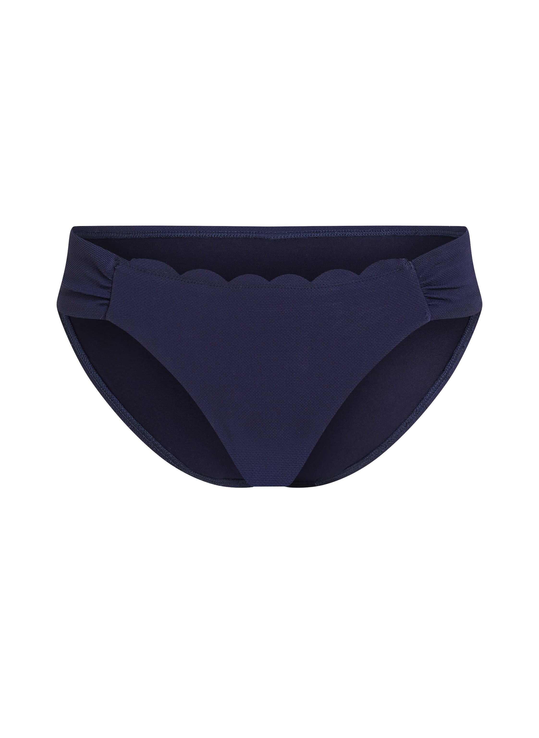 Bikini Hose Scallop, Blau