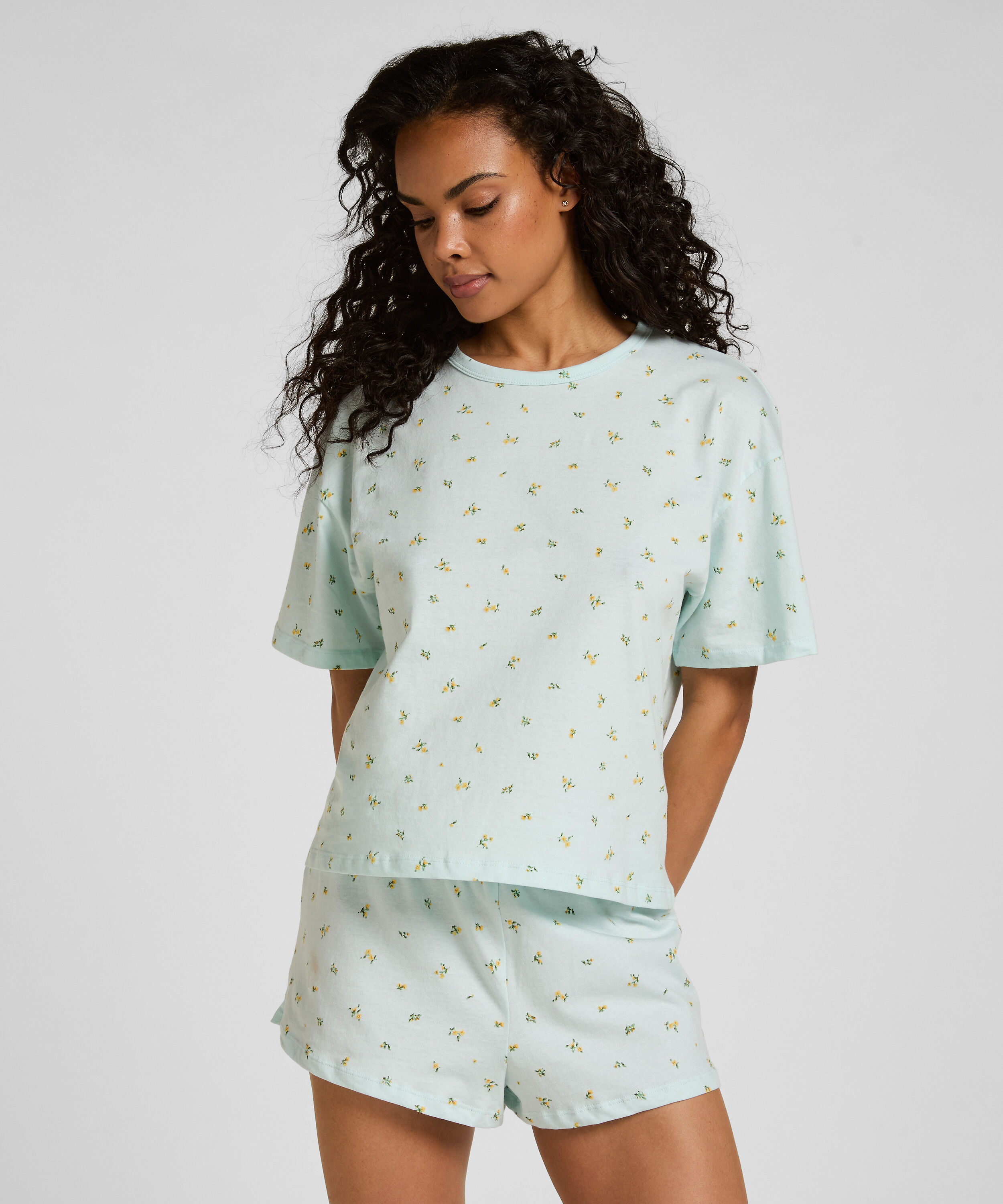 Pyjamaset Baumwoll, Grün Pyjamaset Baumwoll, Grün